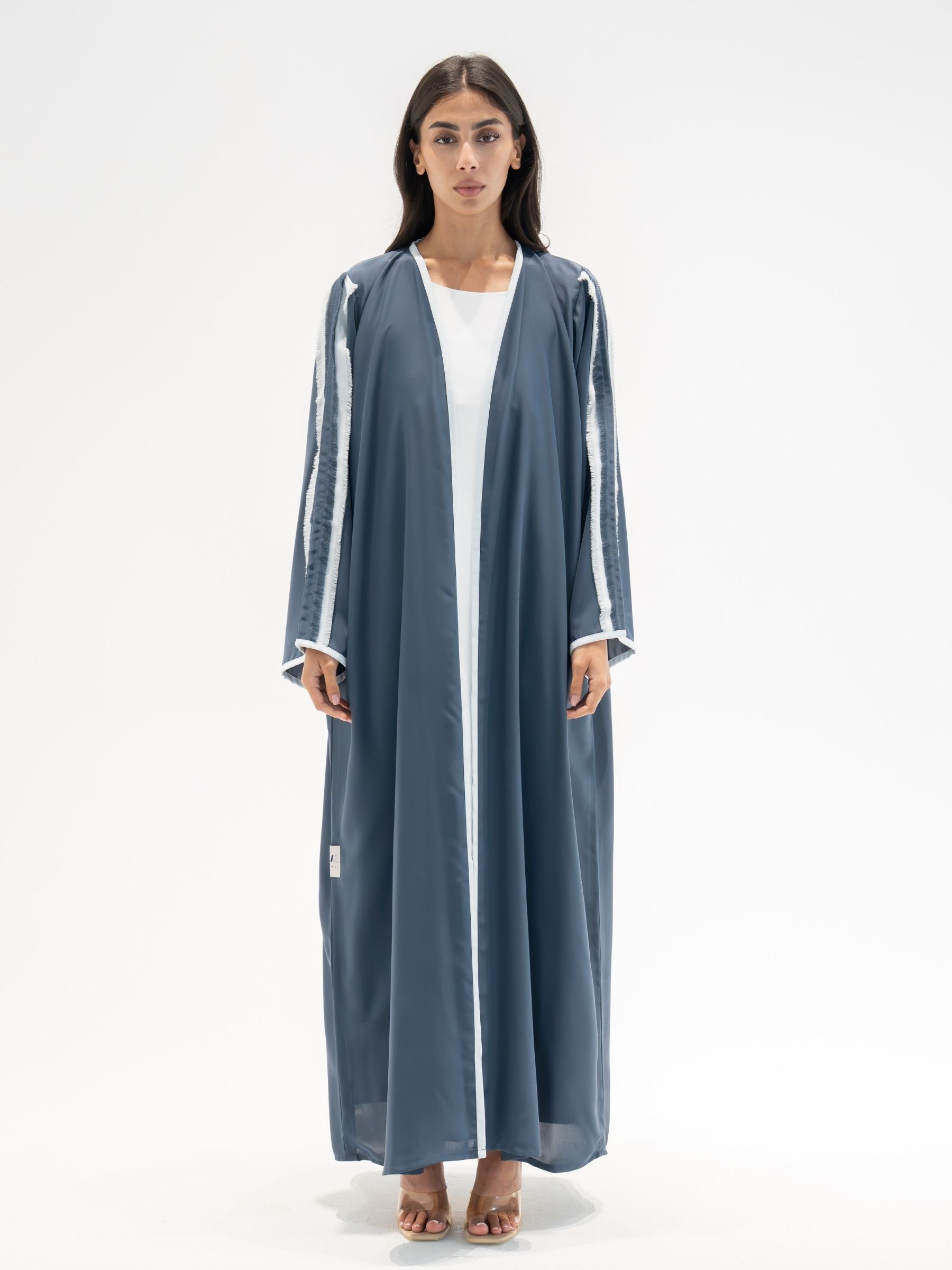 Solenne- Teal Abaya