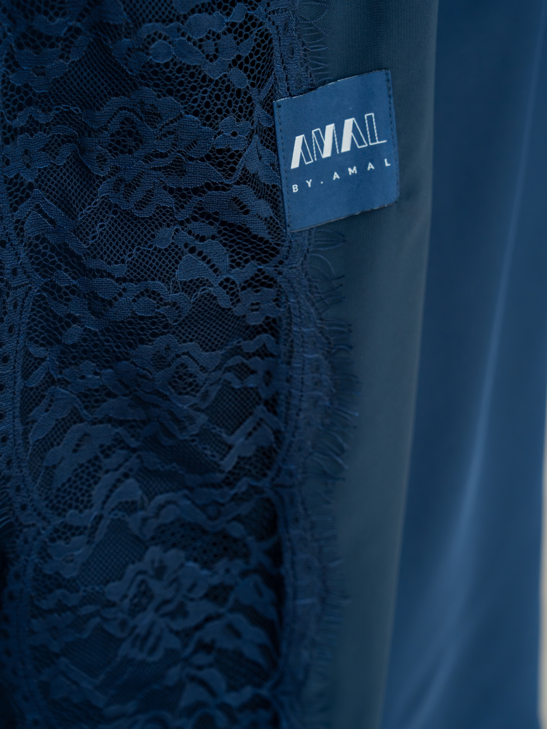 Valerie-Navy Blue Abaya