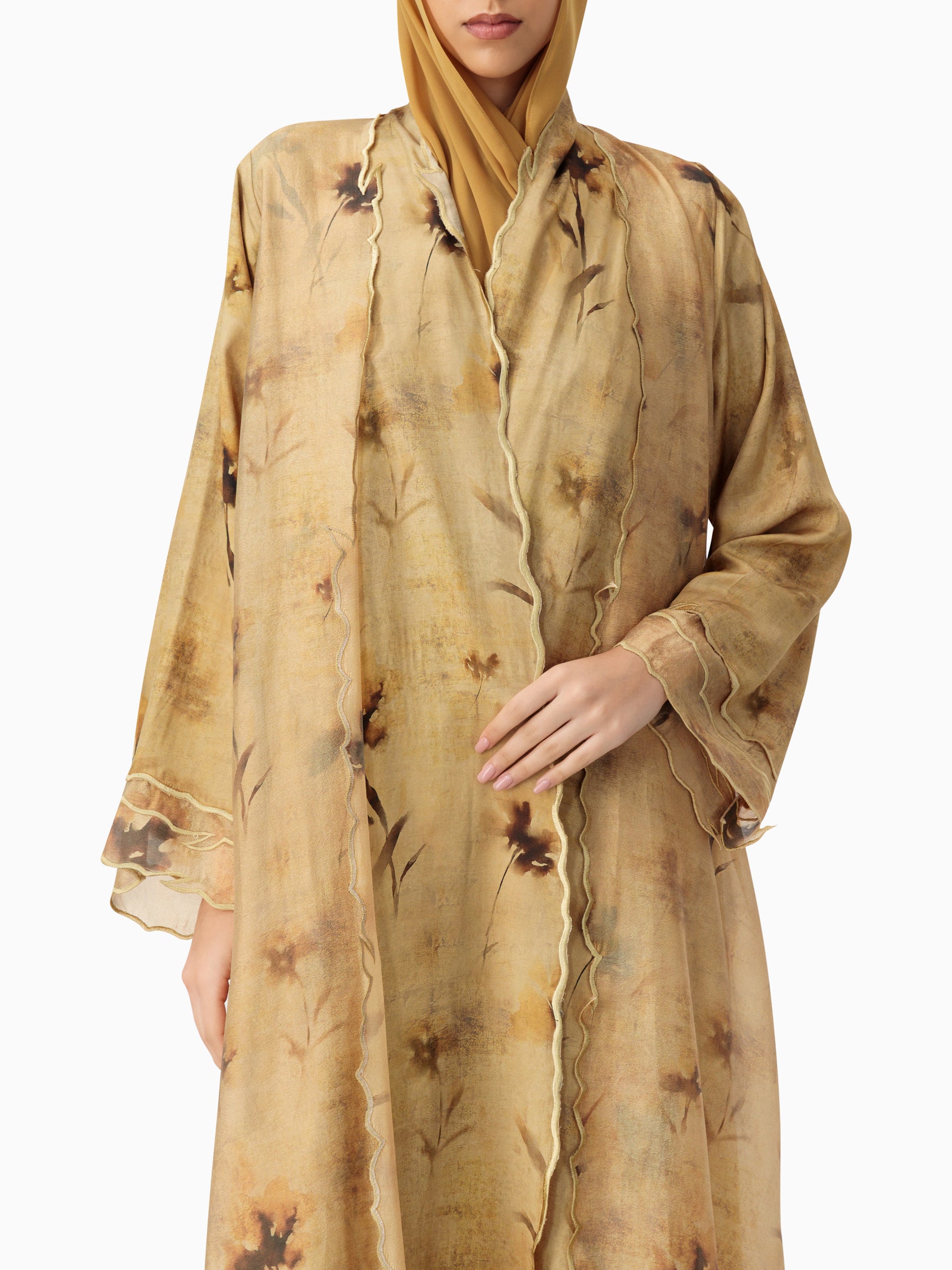 Golden Dusk - Layers Gold Abaya