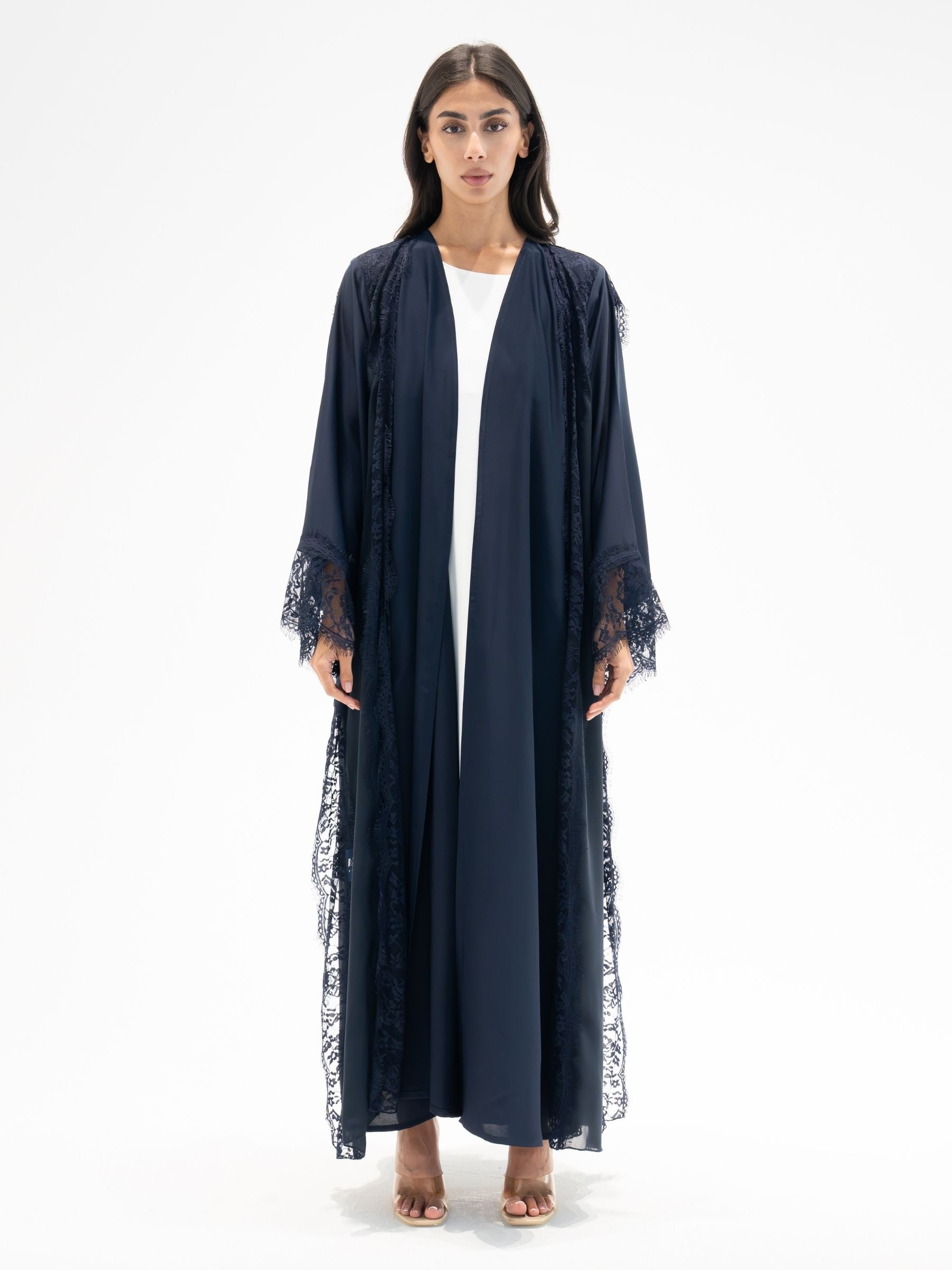 Valerie-Navy Blue Abaya