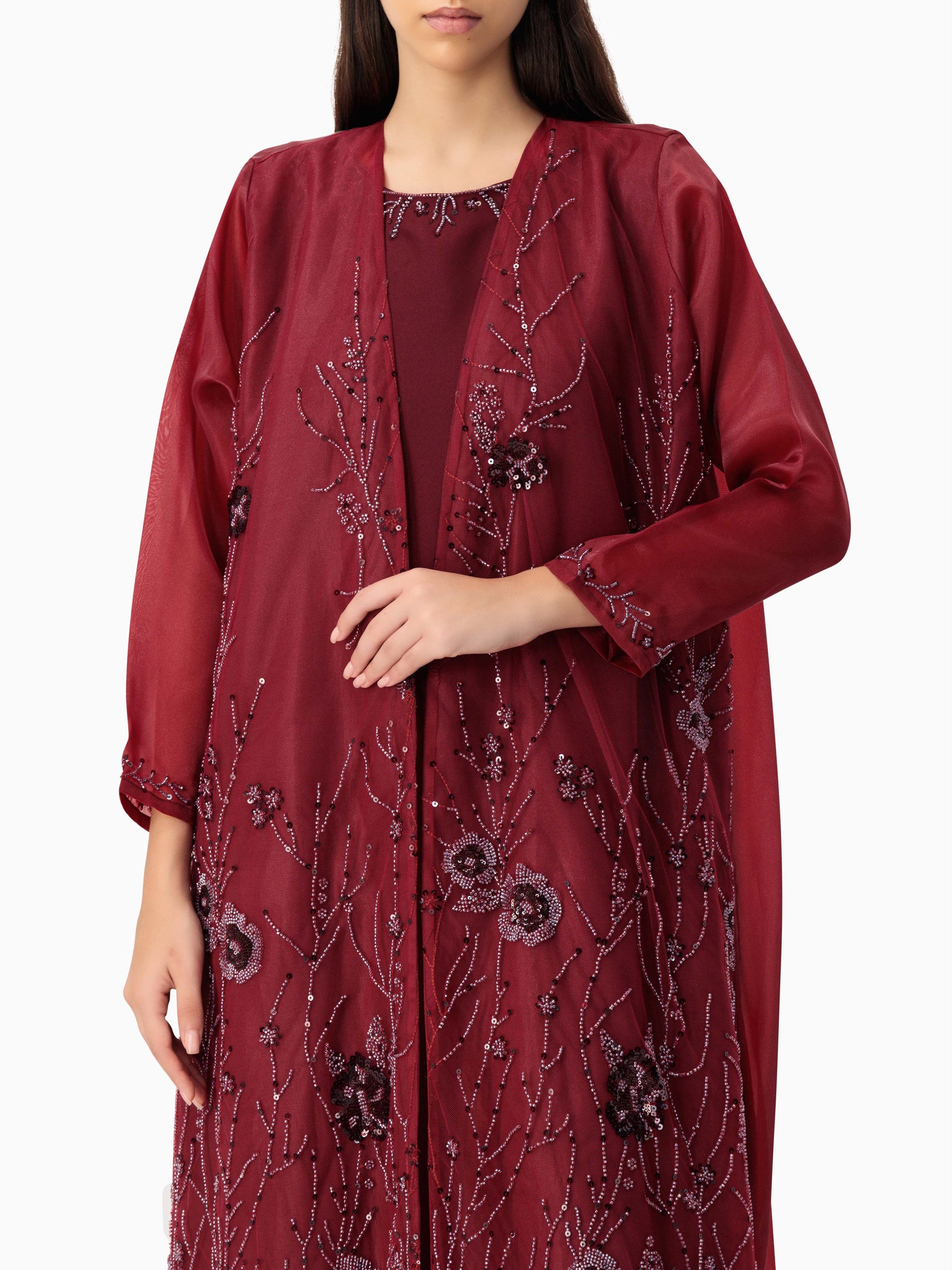 Haya - Maroon dress