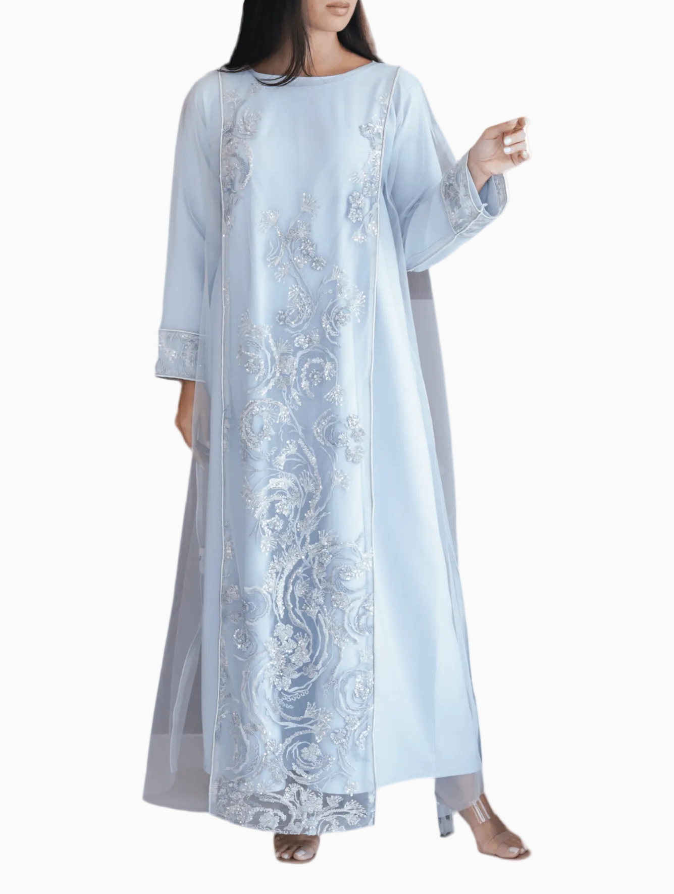 Meili - powder blue dress