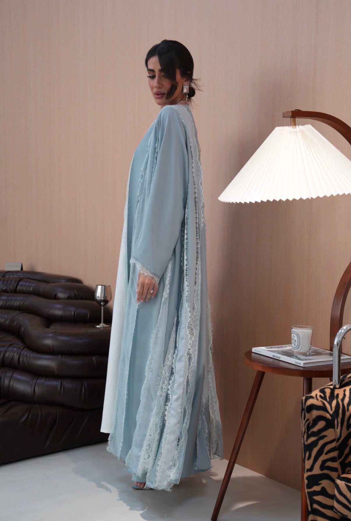 Aveline (Icy Blue Abaya )