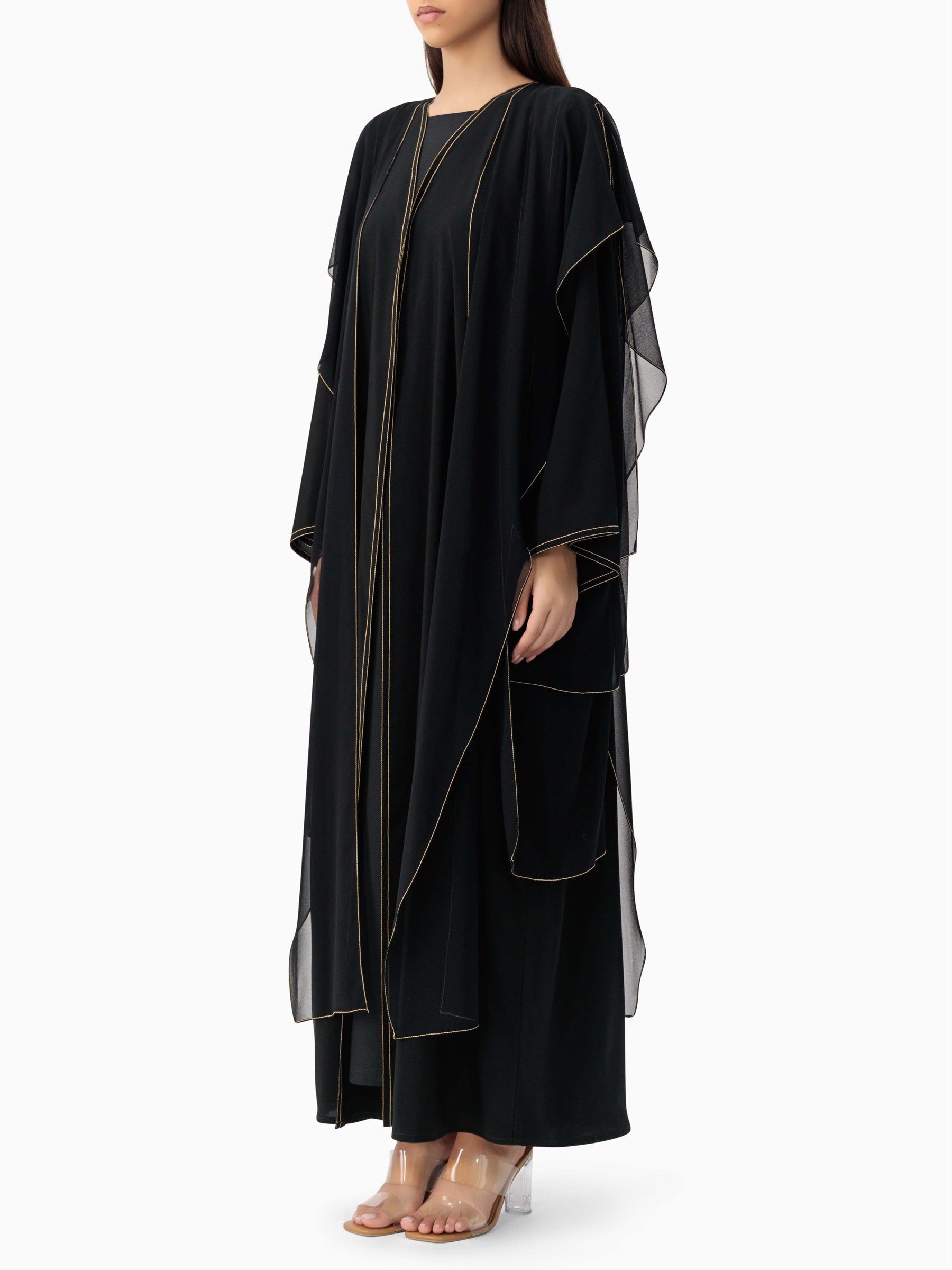 Golden Layers Abaya