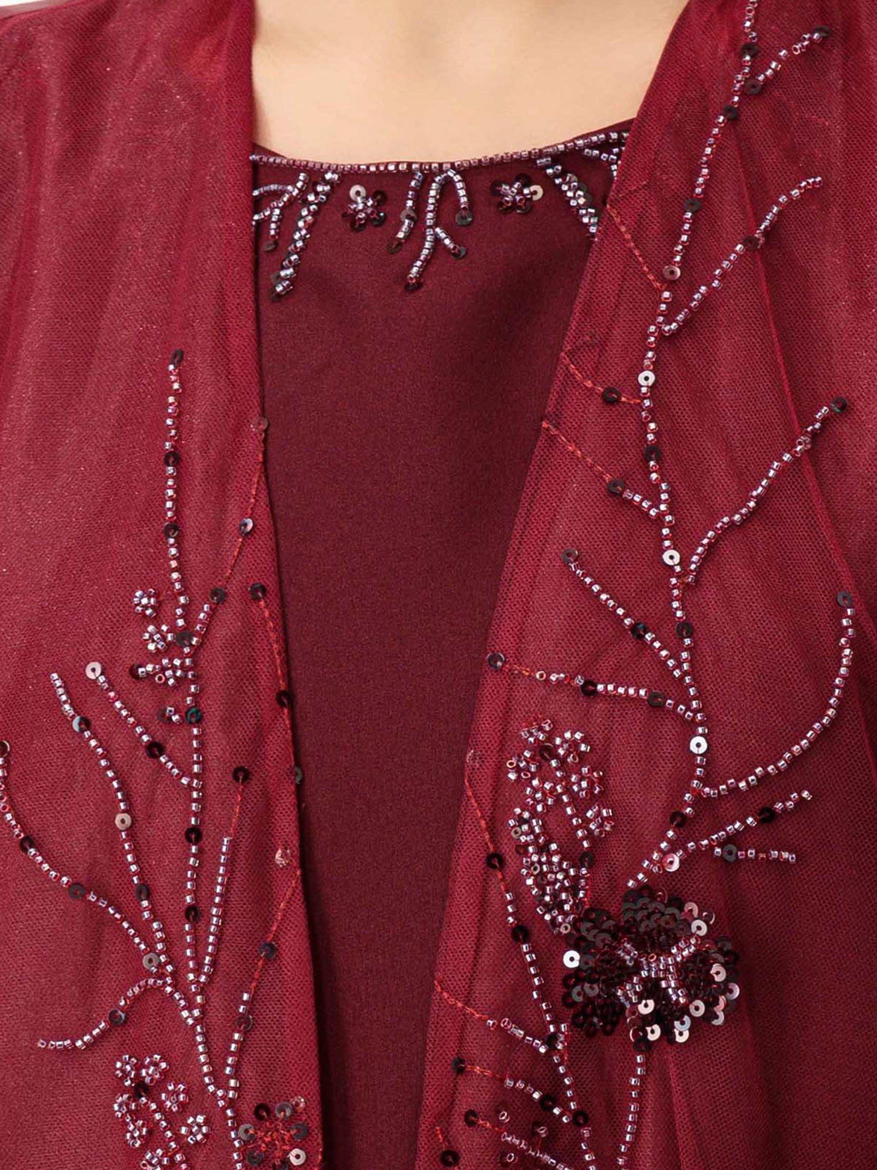 Haya - Maroon dress