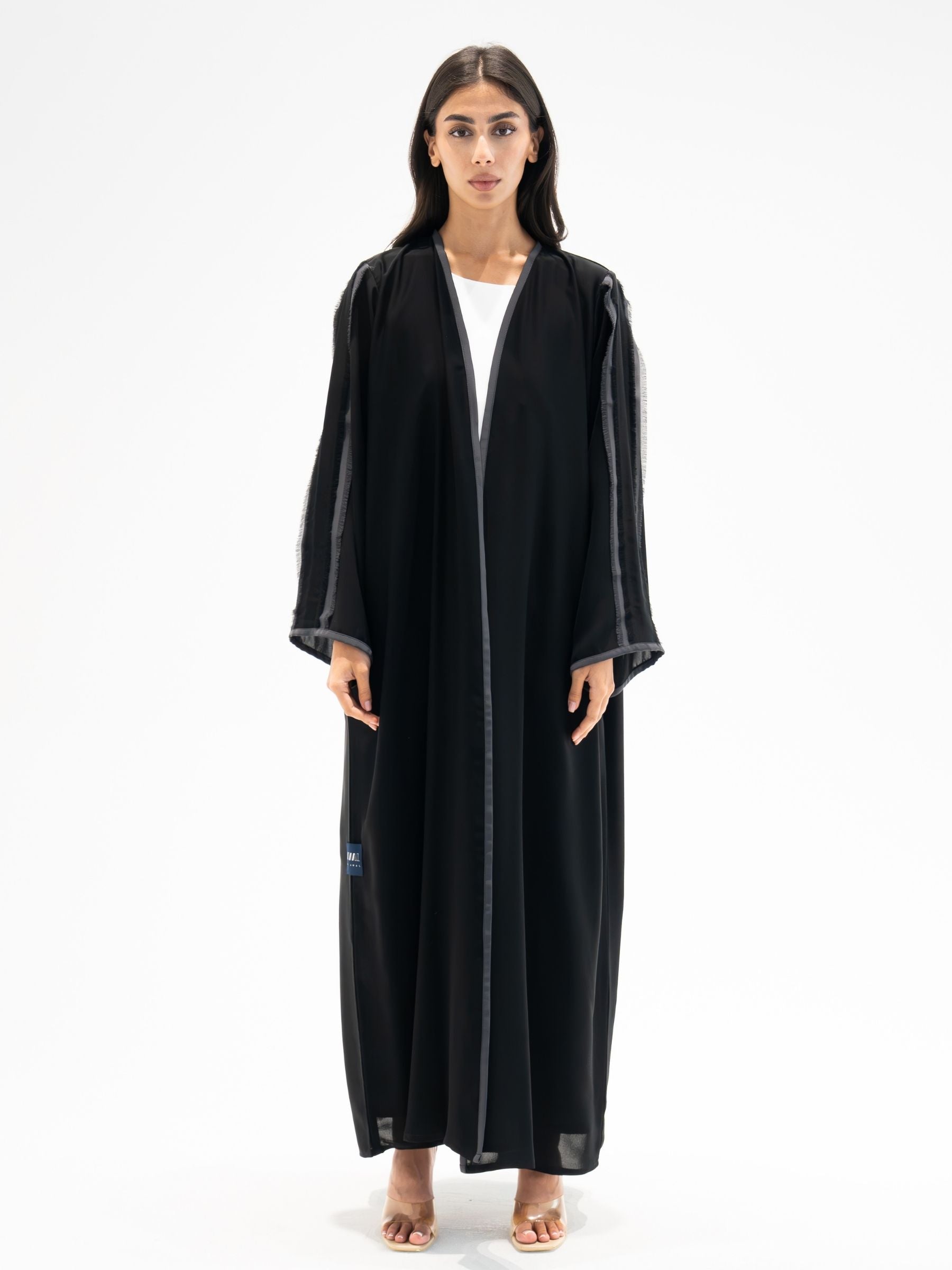 Solenne- Balck Abaya