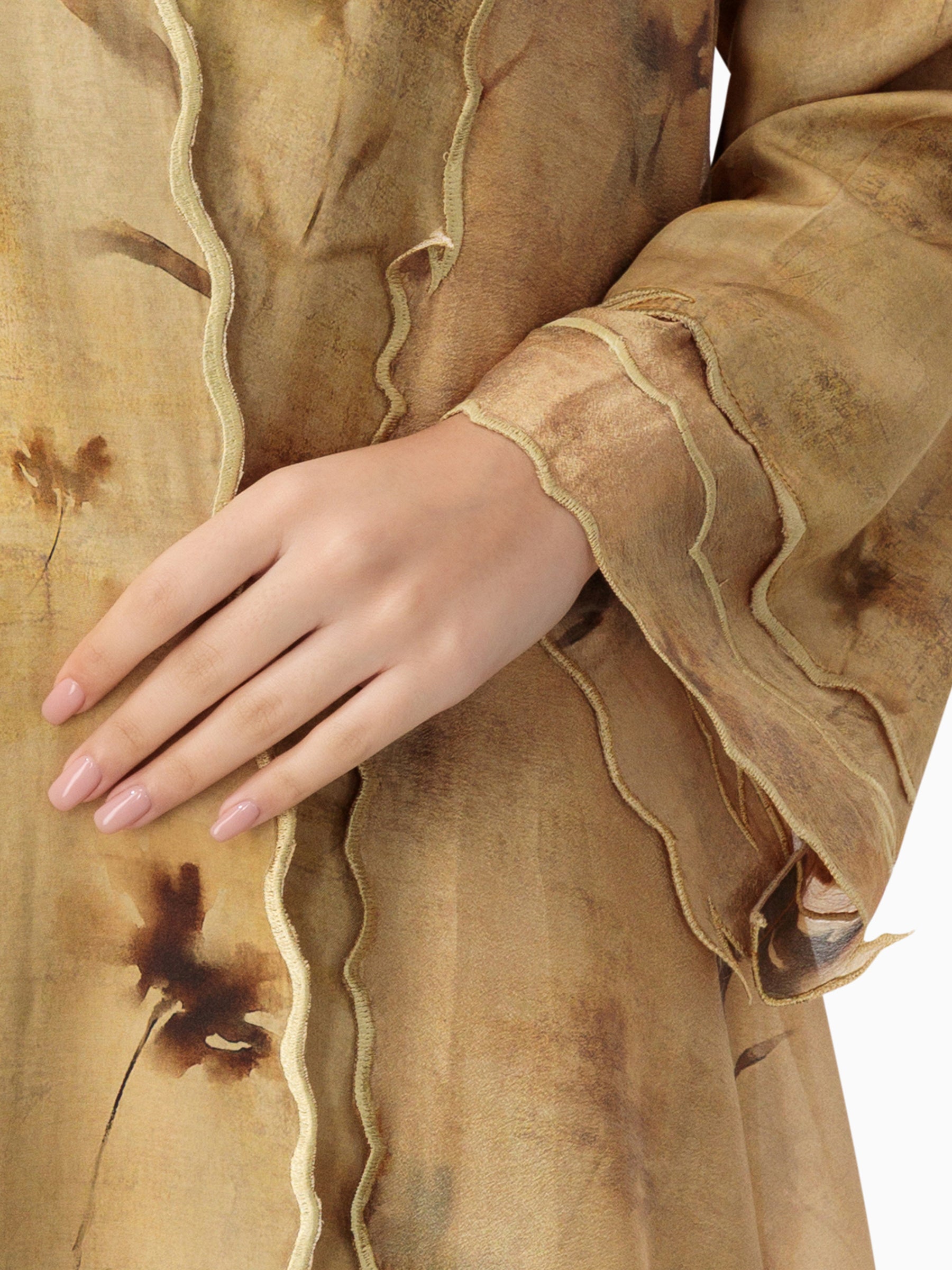Golden Dusk - Layers Gold Abaya