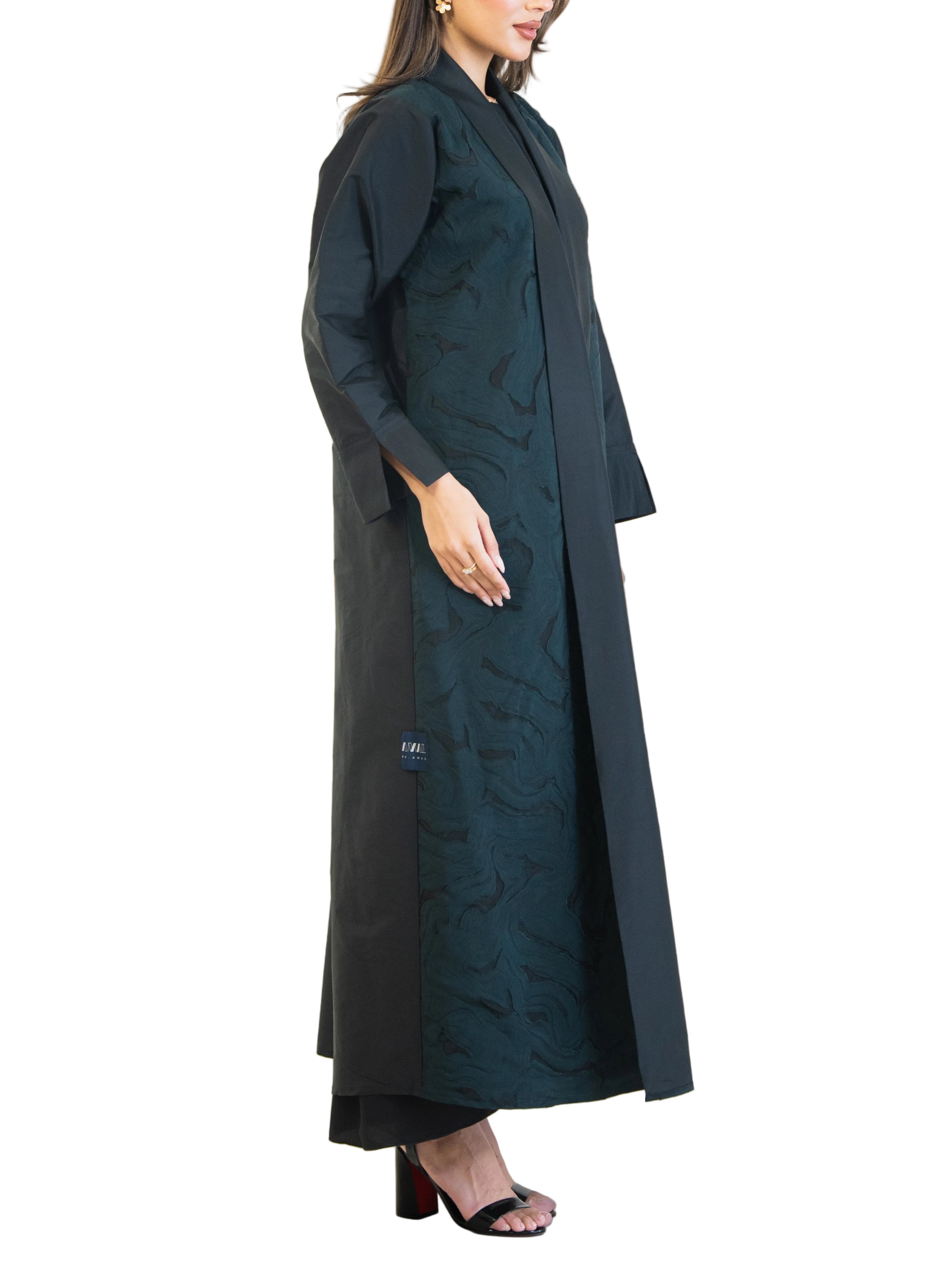 Hamda - Green Abaya