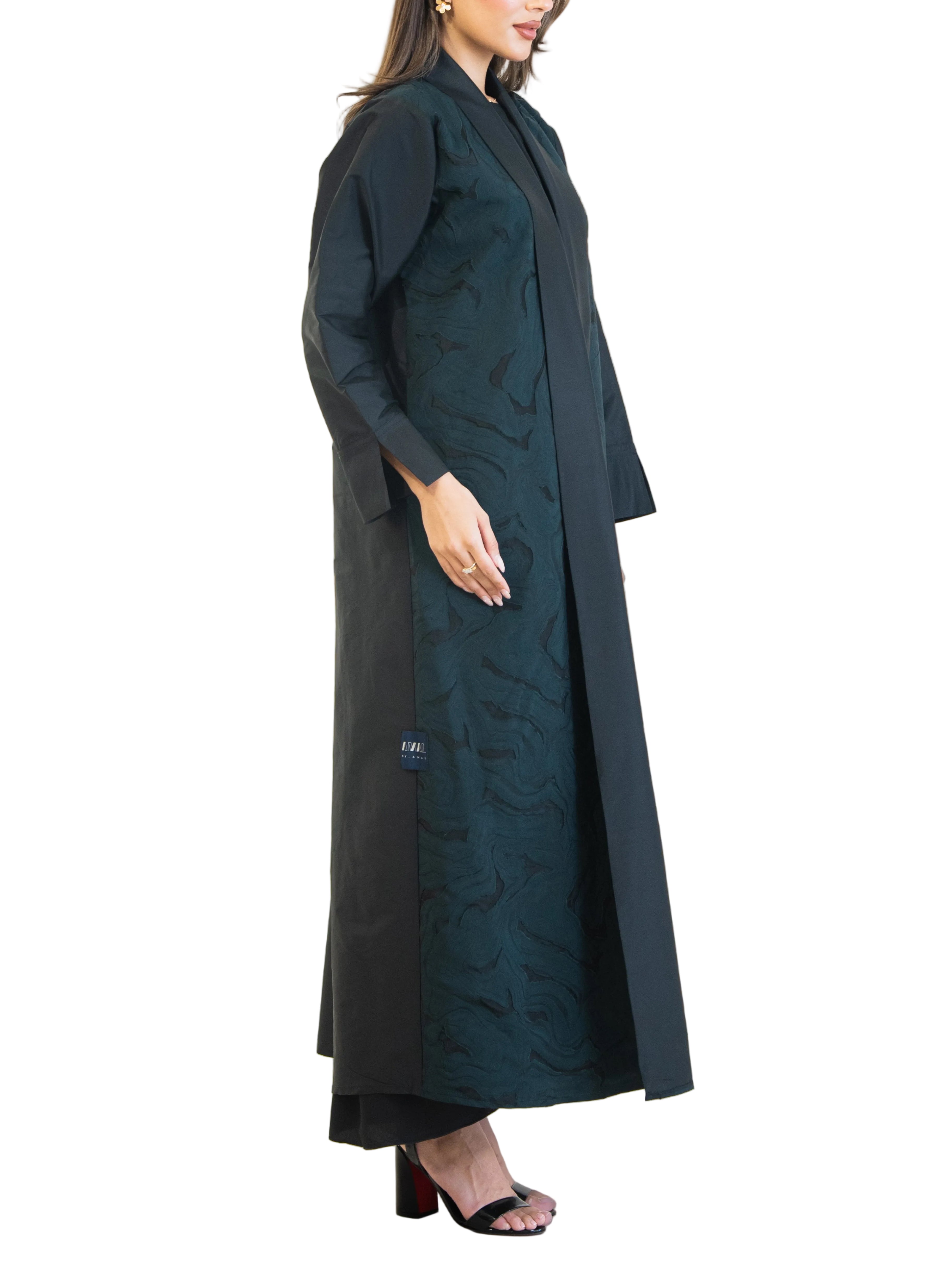 Hamda - Green Abaya