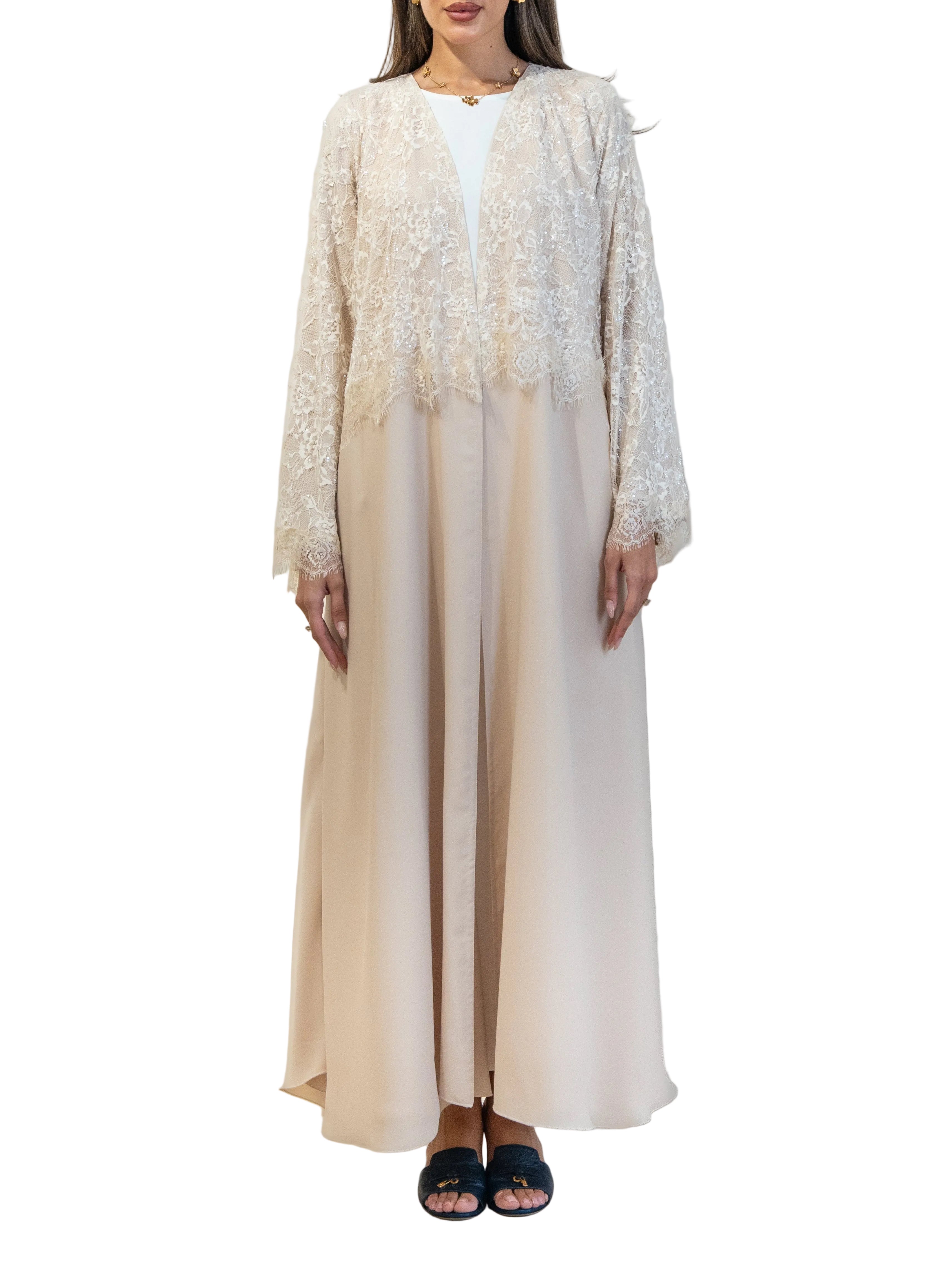 Dantelle - Beige Abaya