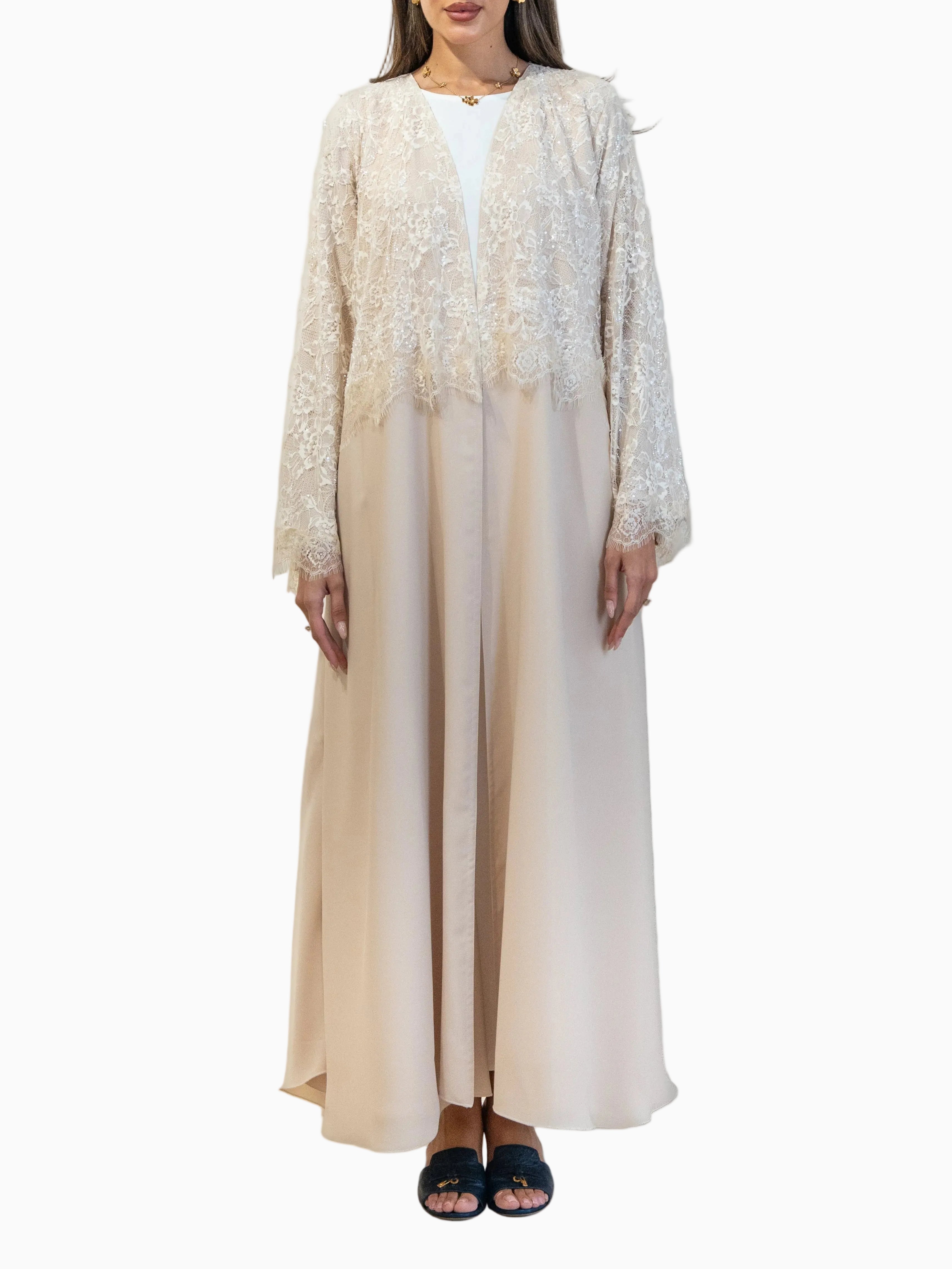Dantelle - Beige Abaya