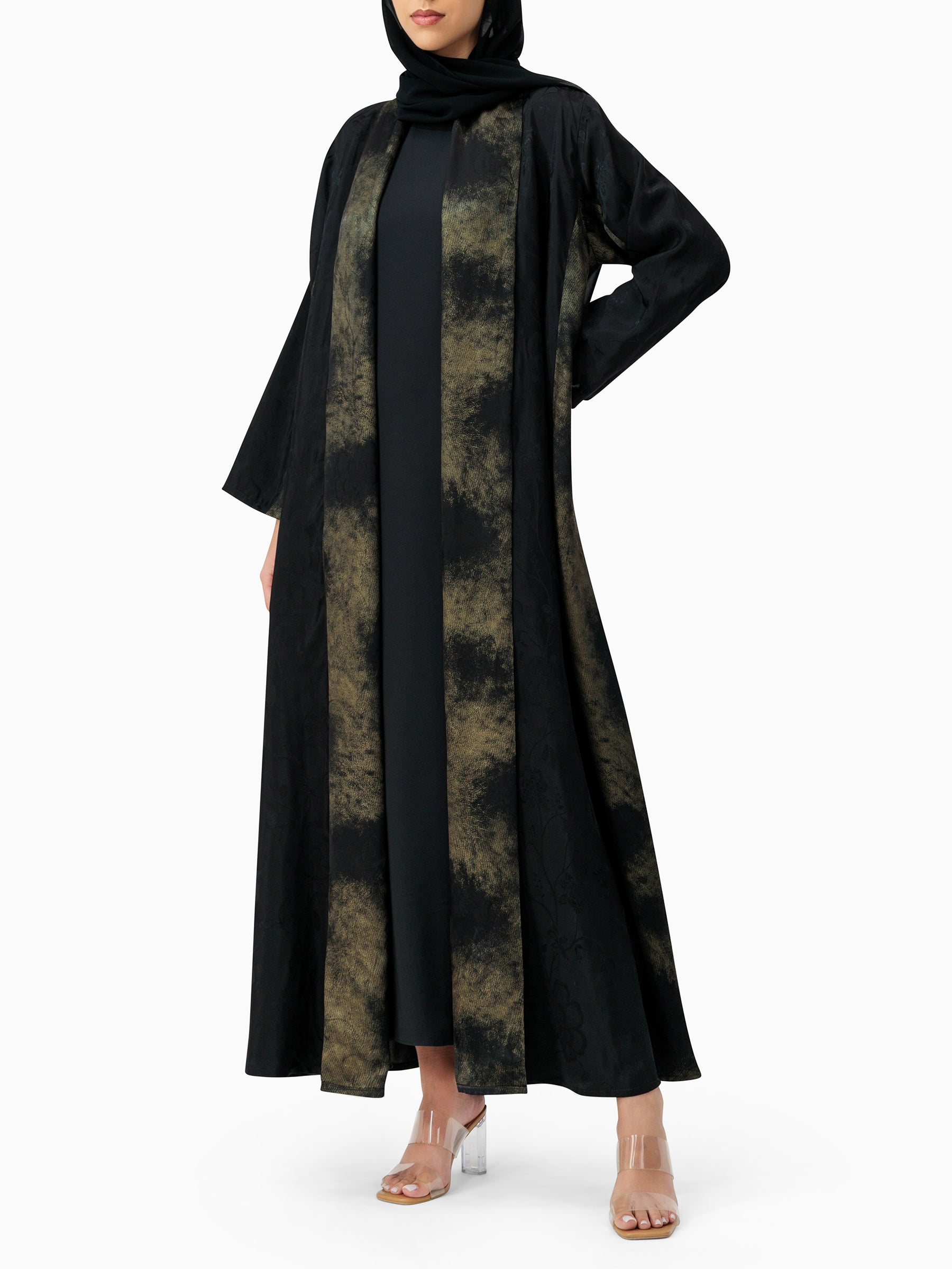 Golden Fog - Black Abaya