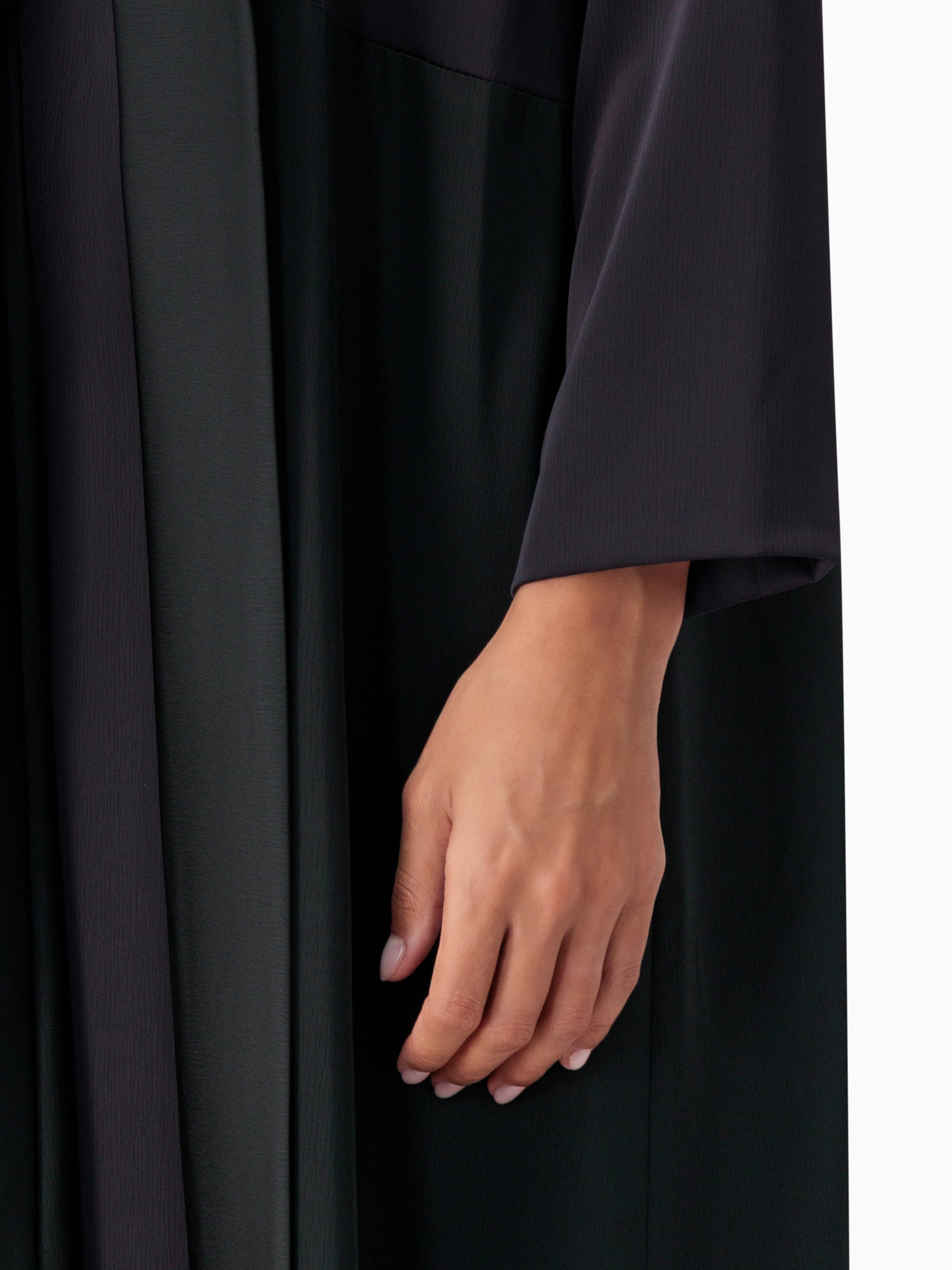 Blocks - Black / Purple Abaya