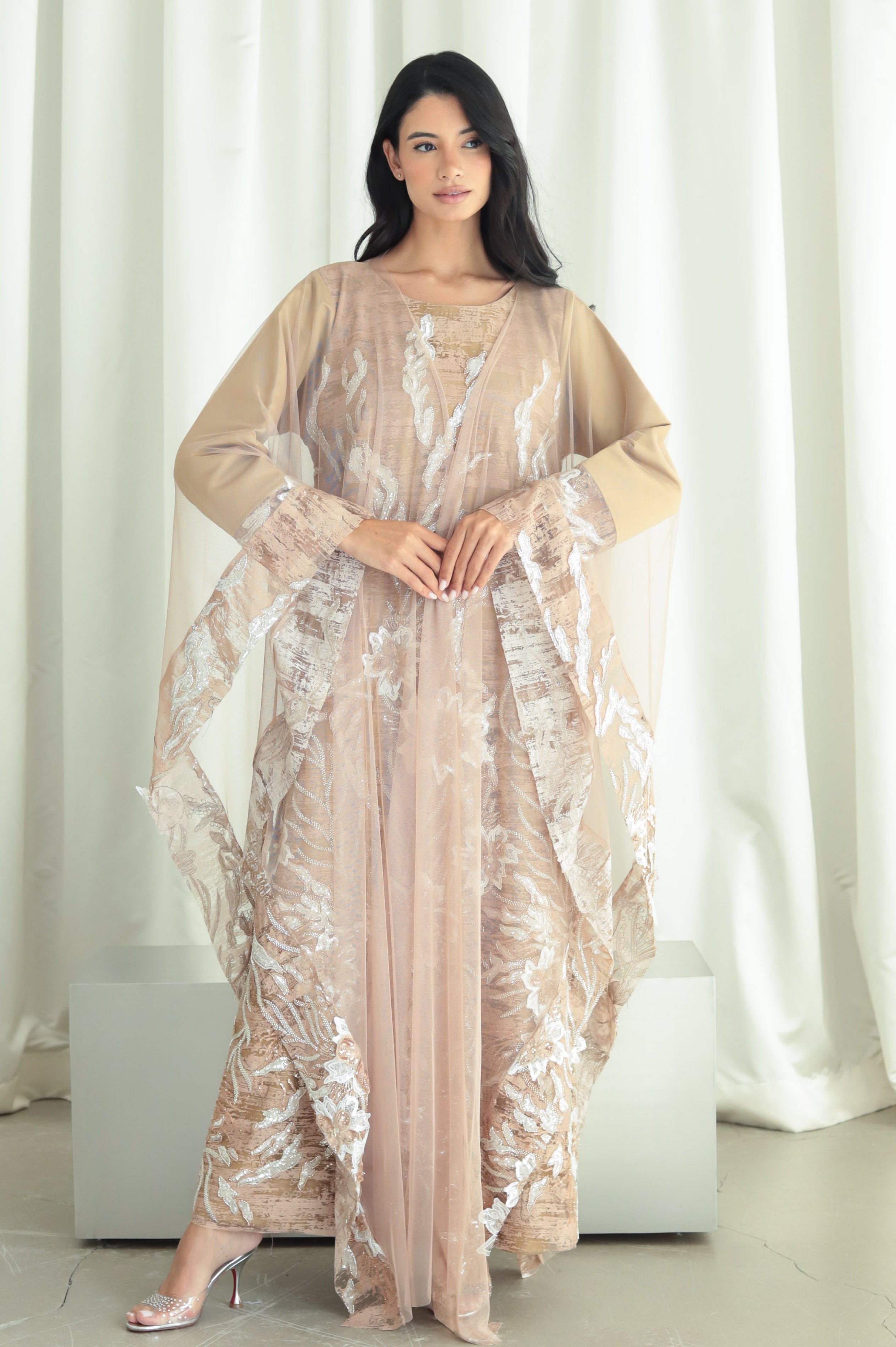 Shaikha - Beige Dress