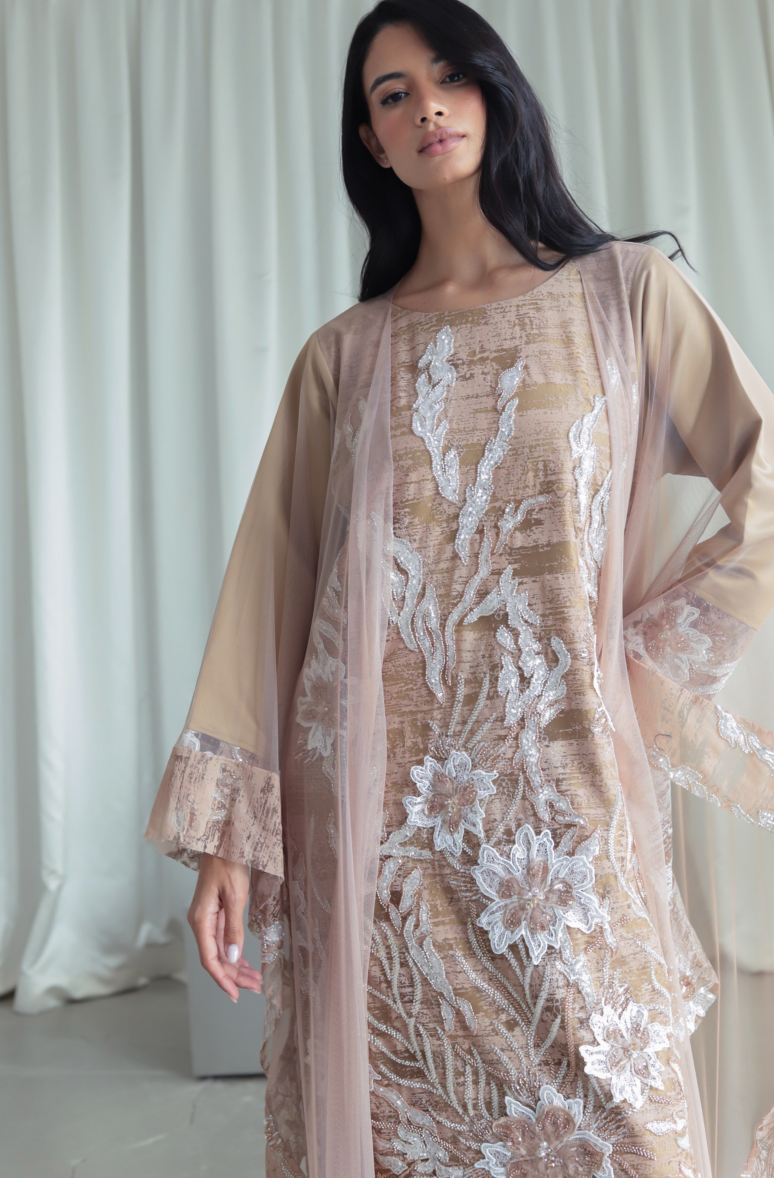 Shaikha - Beige Dress