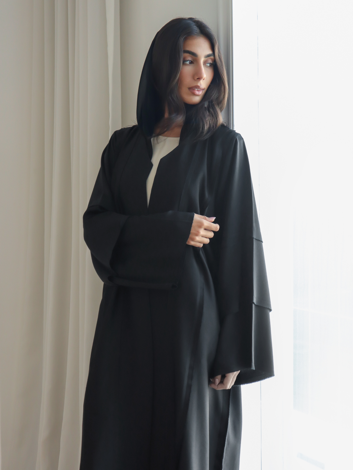 Soie - Black Abaya
