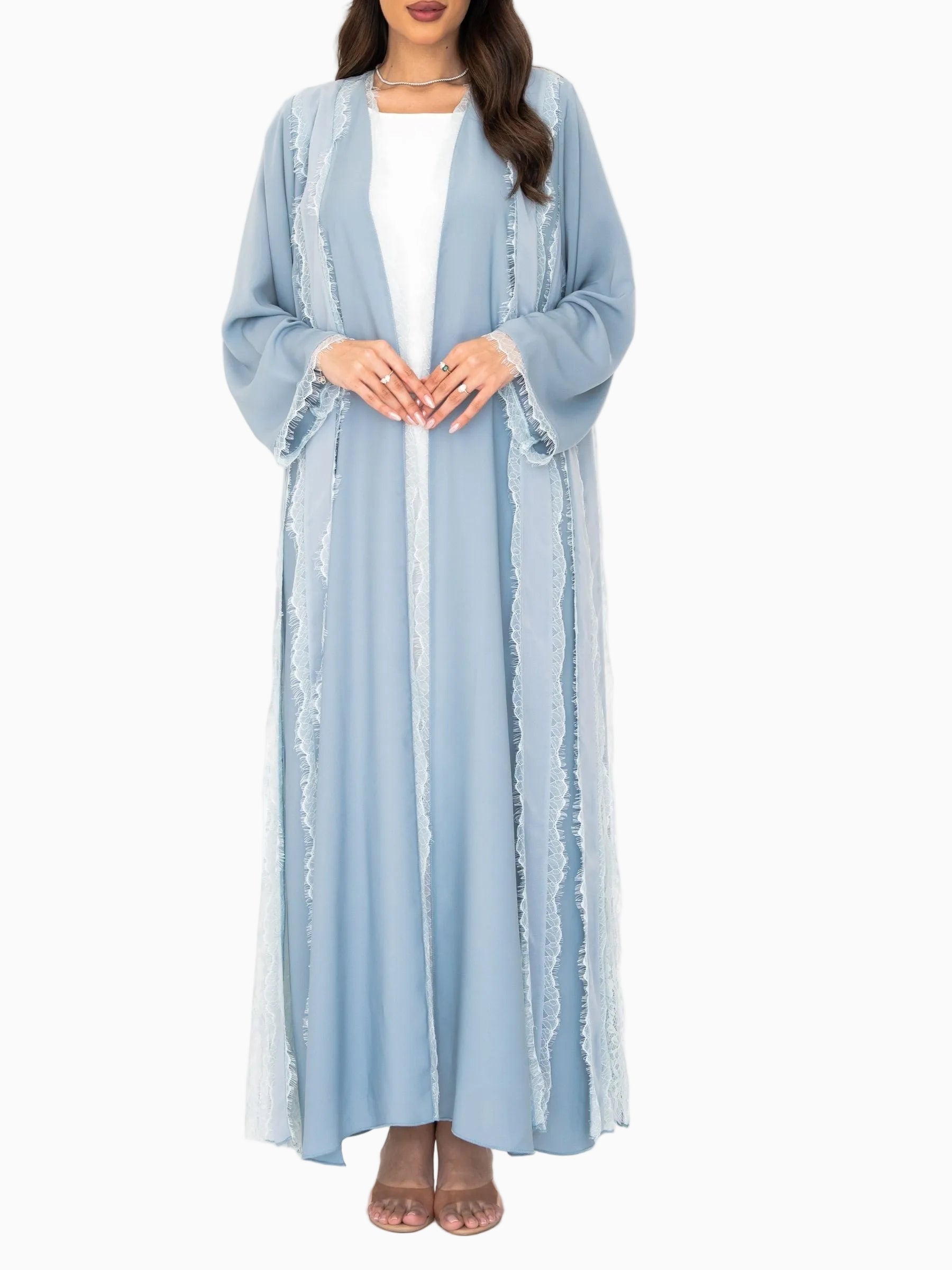 Aveline (Icy Blue Abaya )