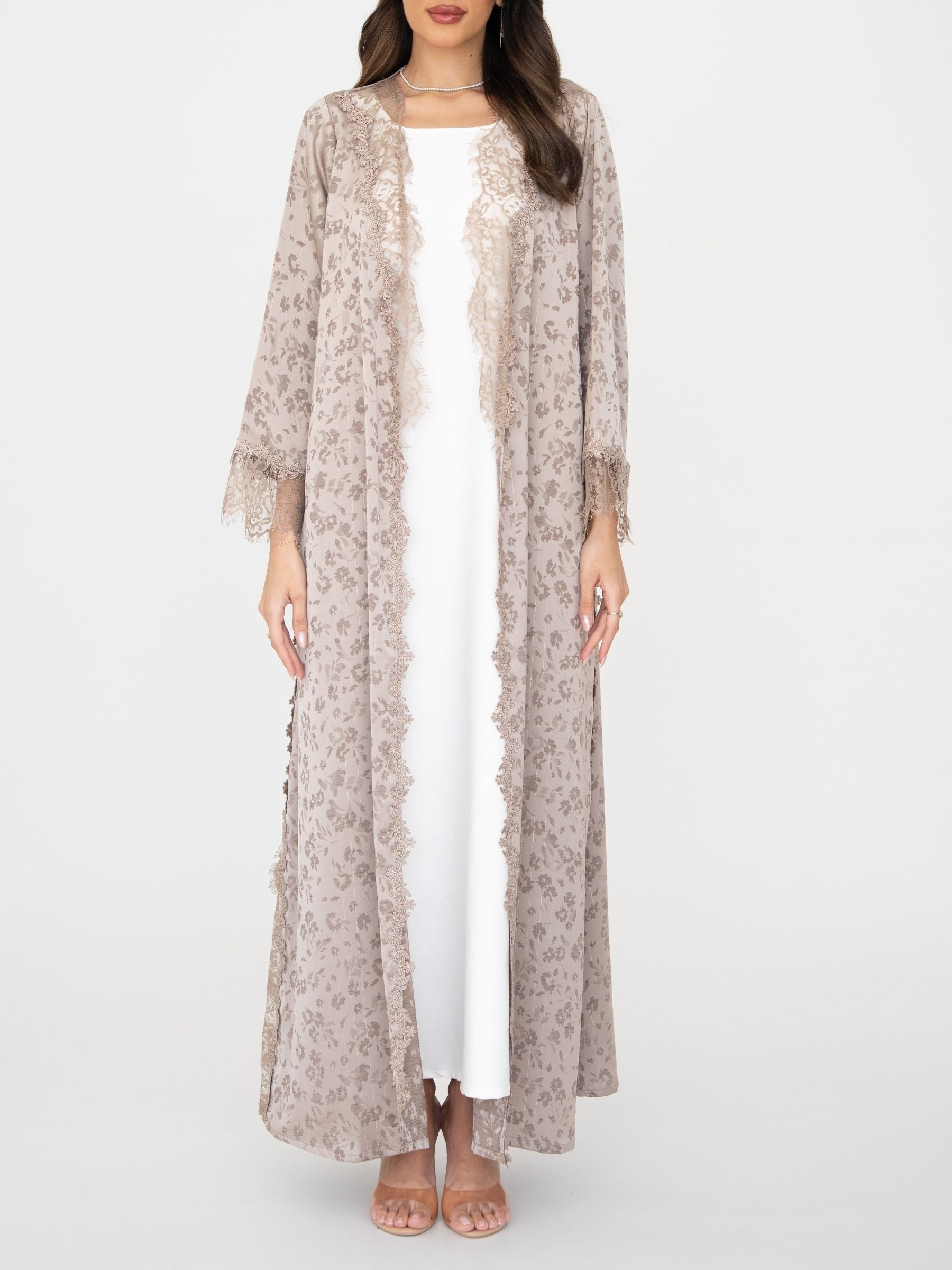 Roselle (Nude Abaya )