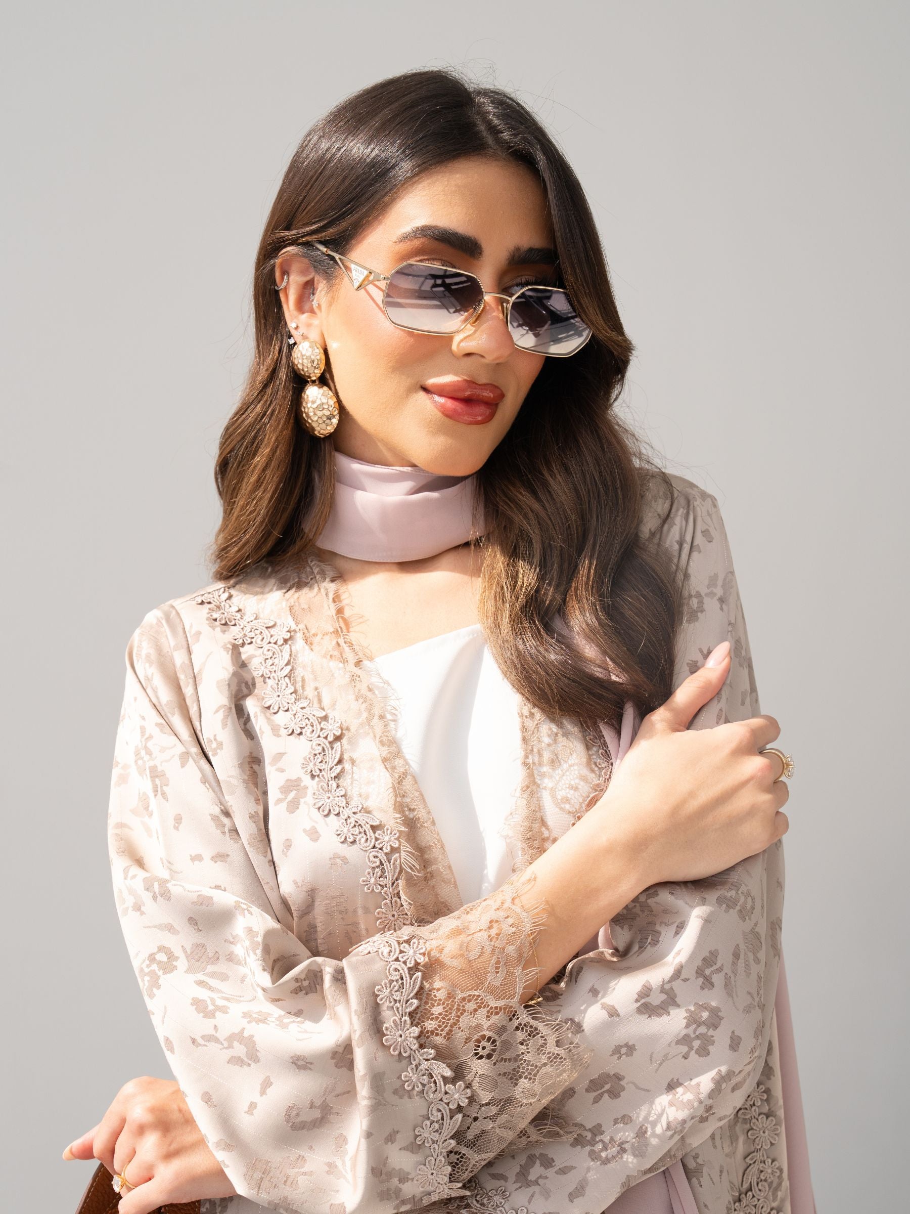 Roselle (Nude Abaya )