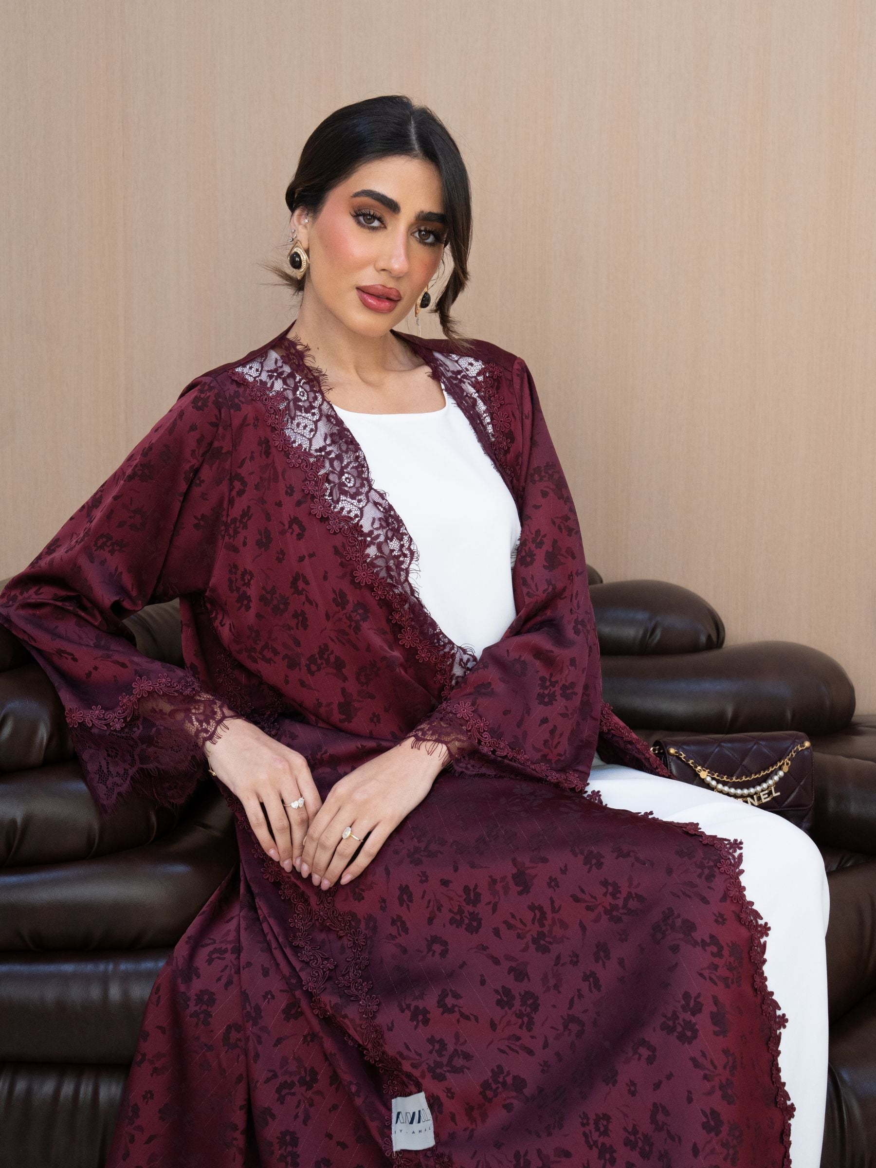 Roselle (Maroon Abaya )