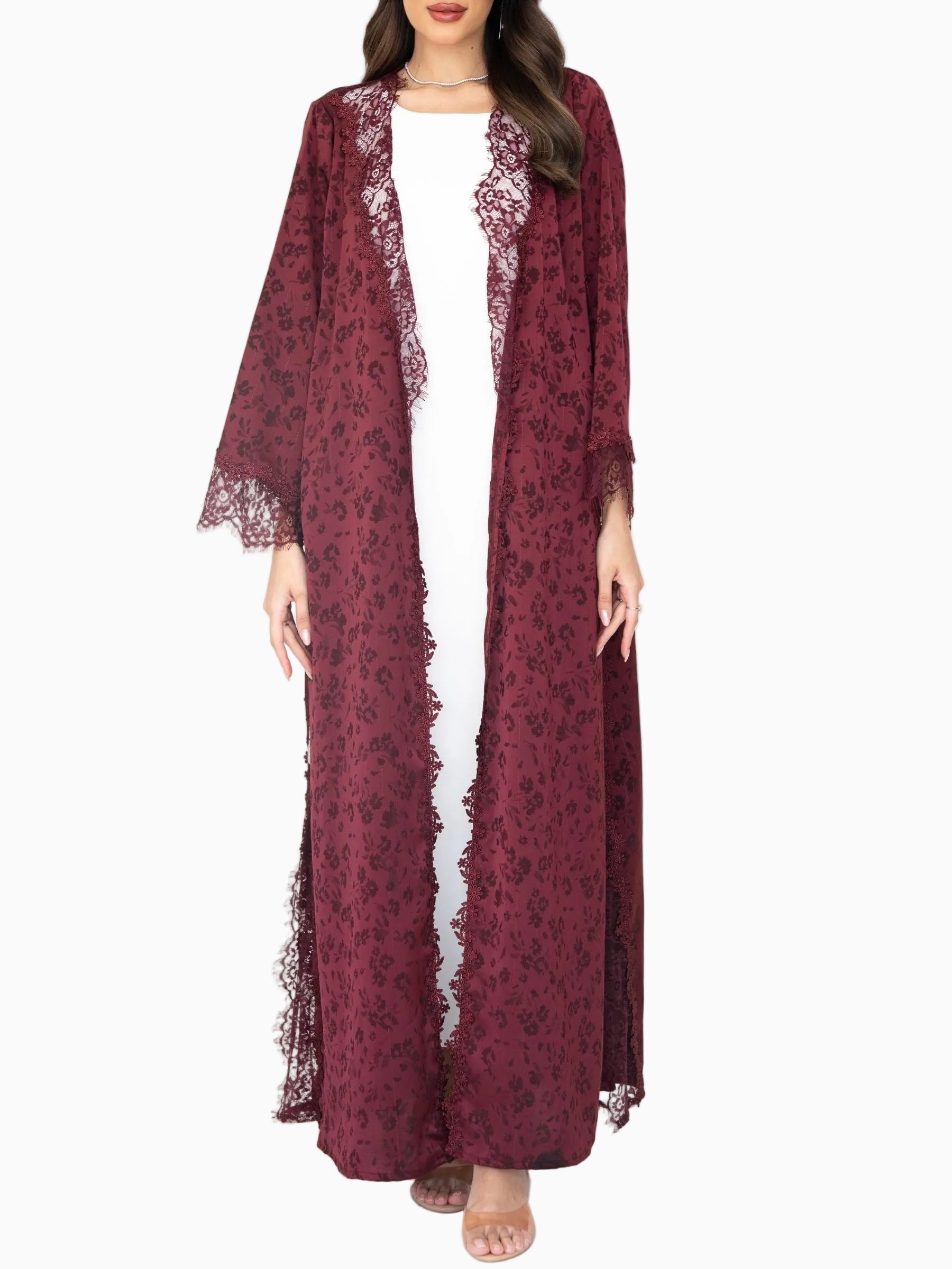 Roselle (Maroon Abaya )