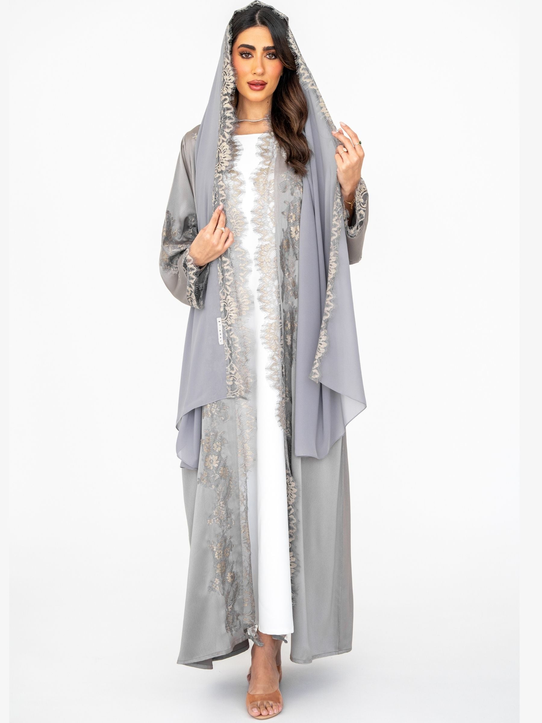 Liora (Grey Abaya)
