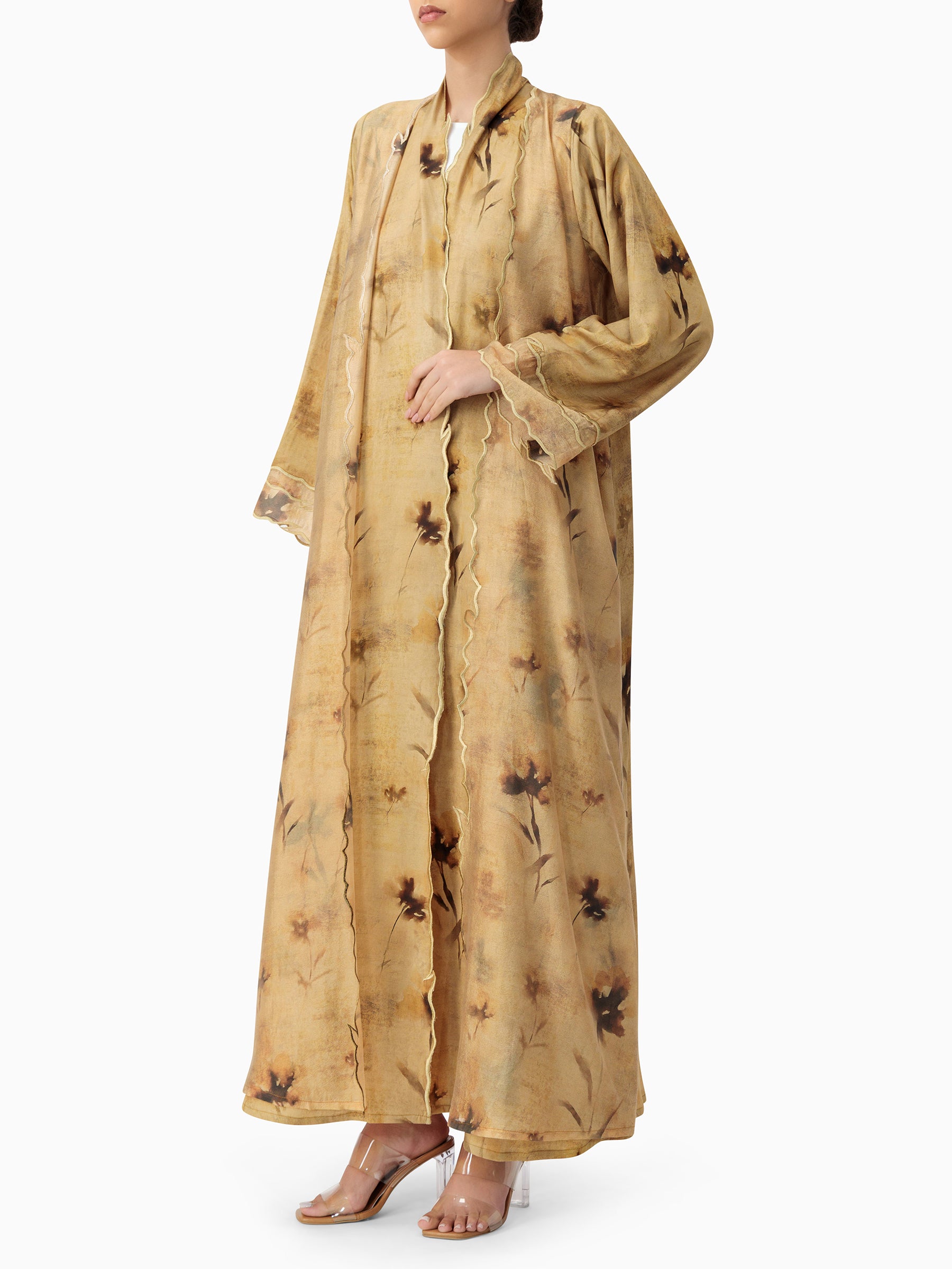 Golden Dusk - Layers Gold Abaya
