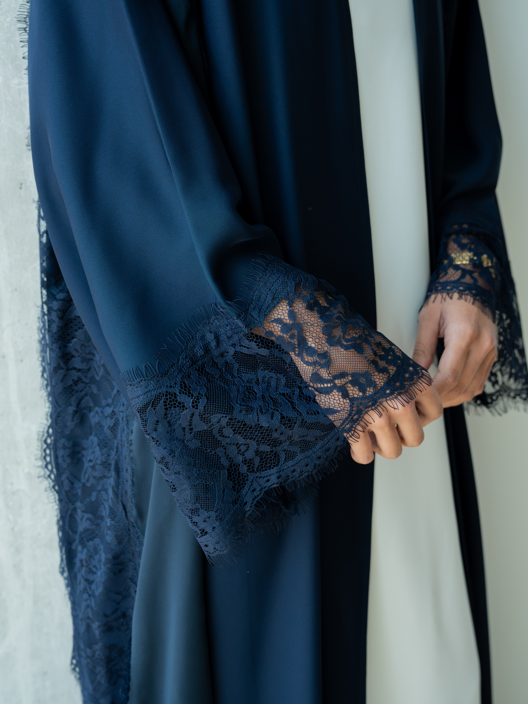 Valerie-Navy Blue Abaya