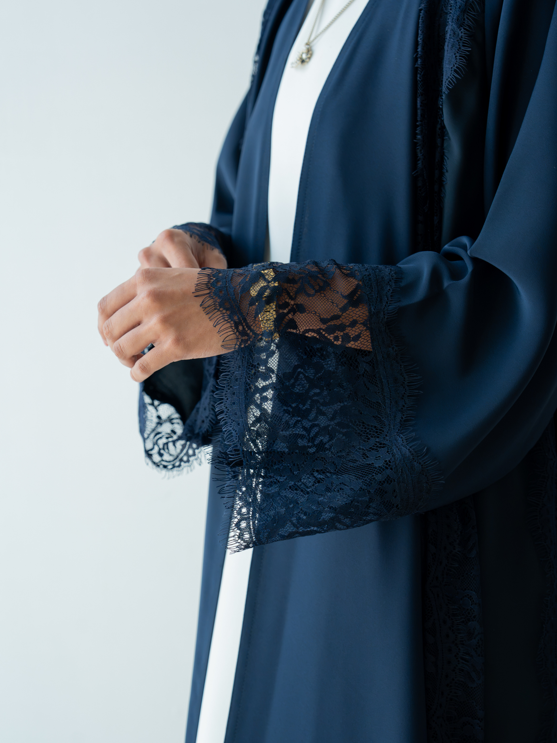 Valerie-Navy Blue Abaya
