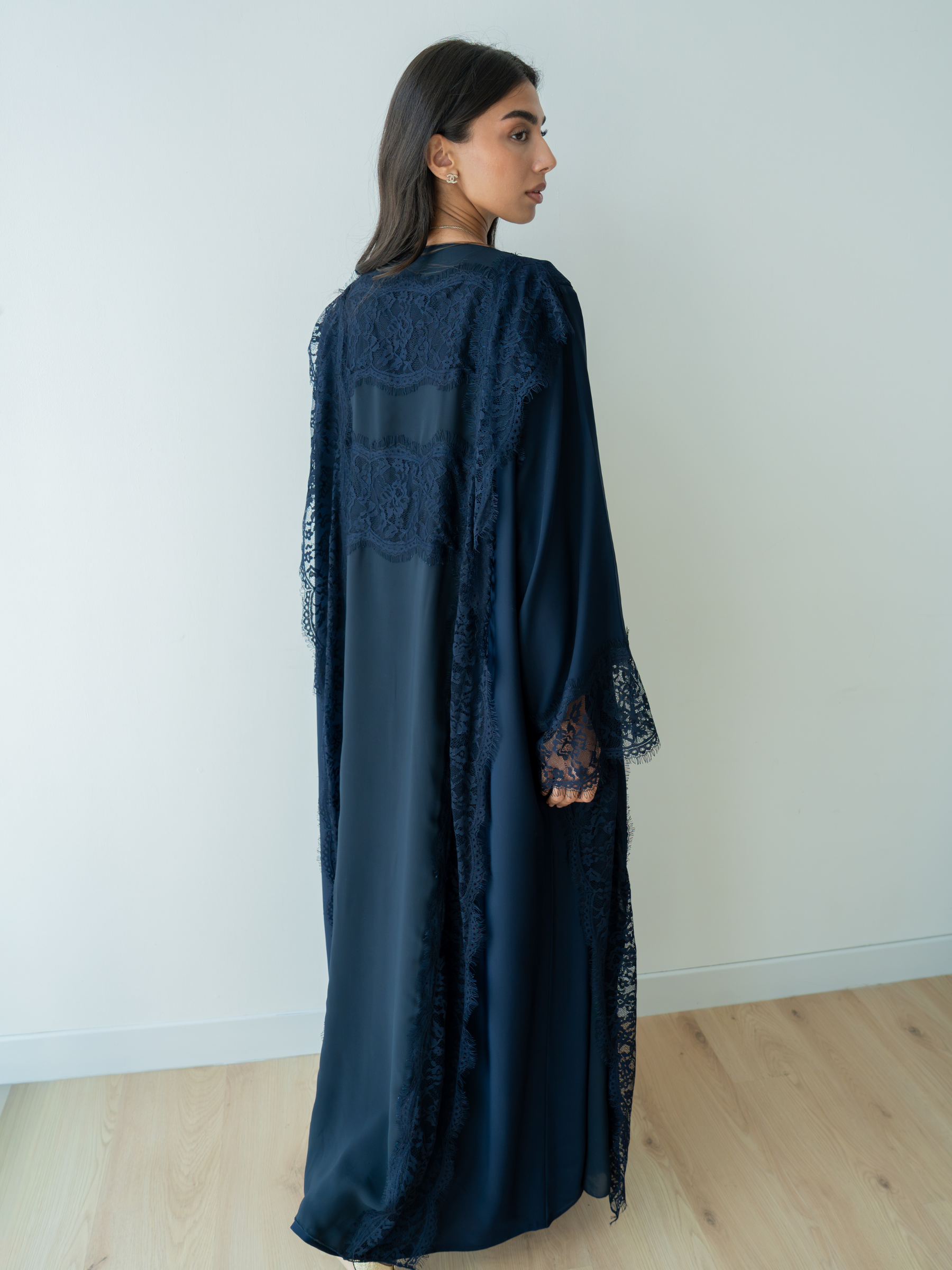 Valerie-Navy Blue Abaya