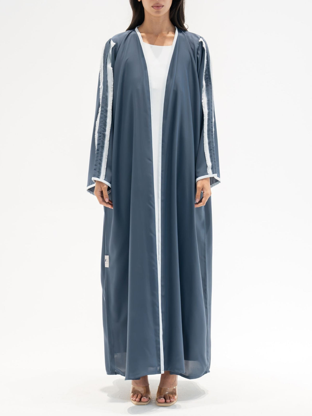 Solenne- Teal Abaya