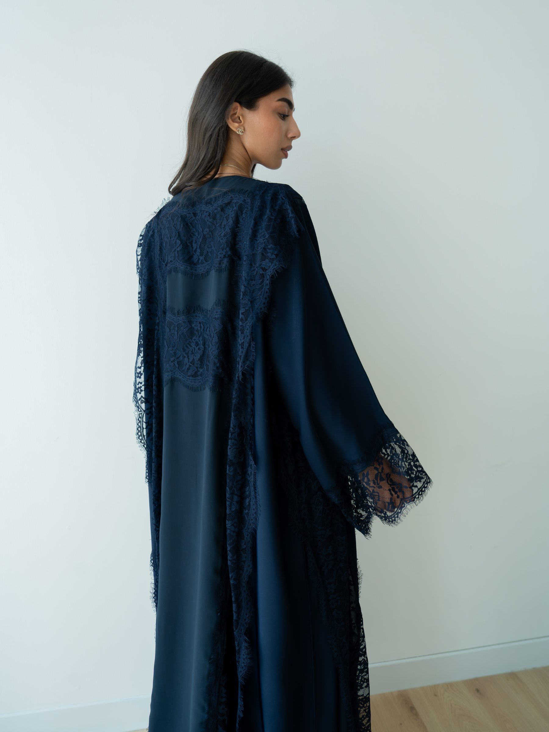 Valerie-Navy Blue Abaya