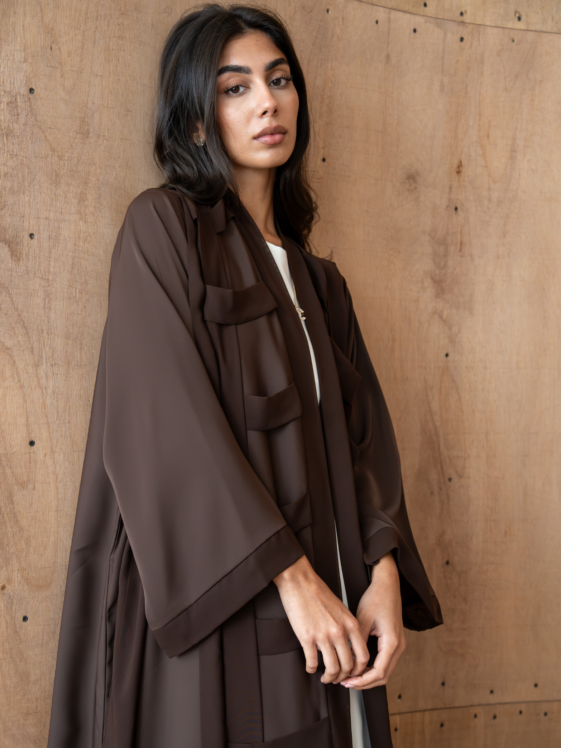 Eloise-Brown Abaya