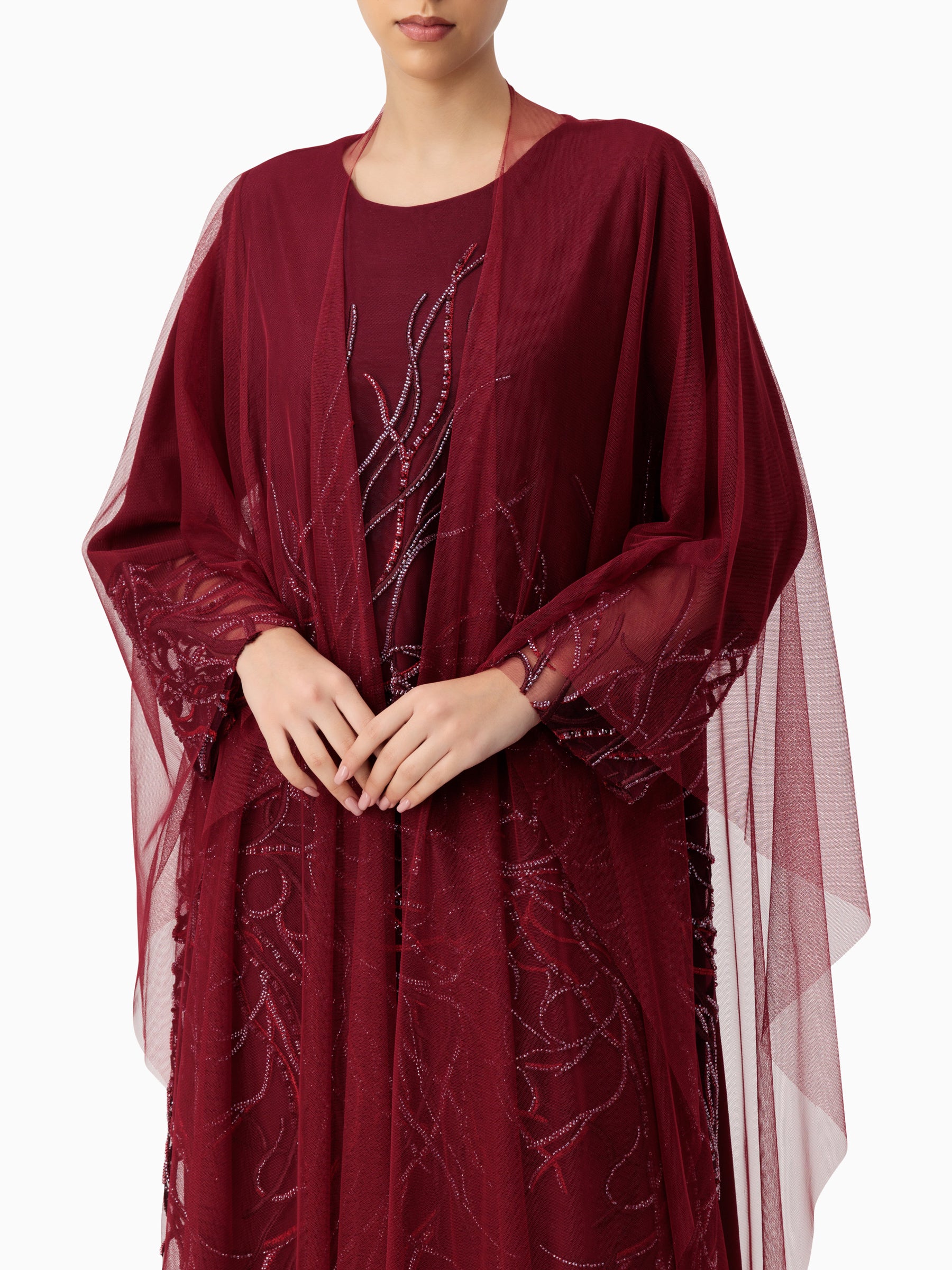 Abrar - Maroon dress