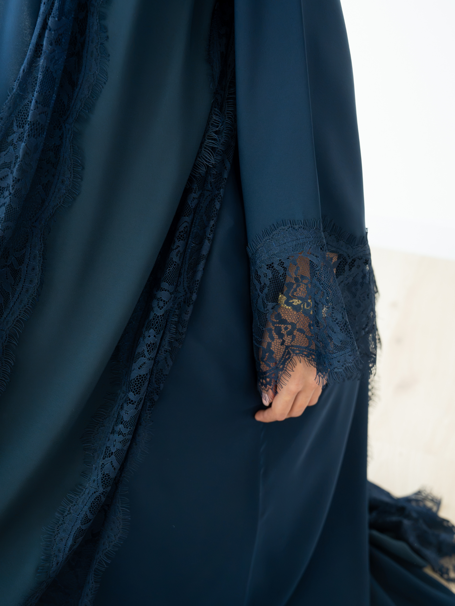 Valerie-Navy Blue Abaya