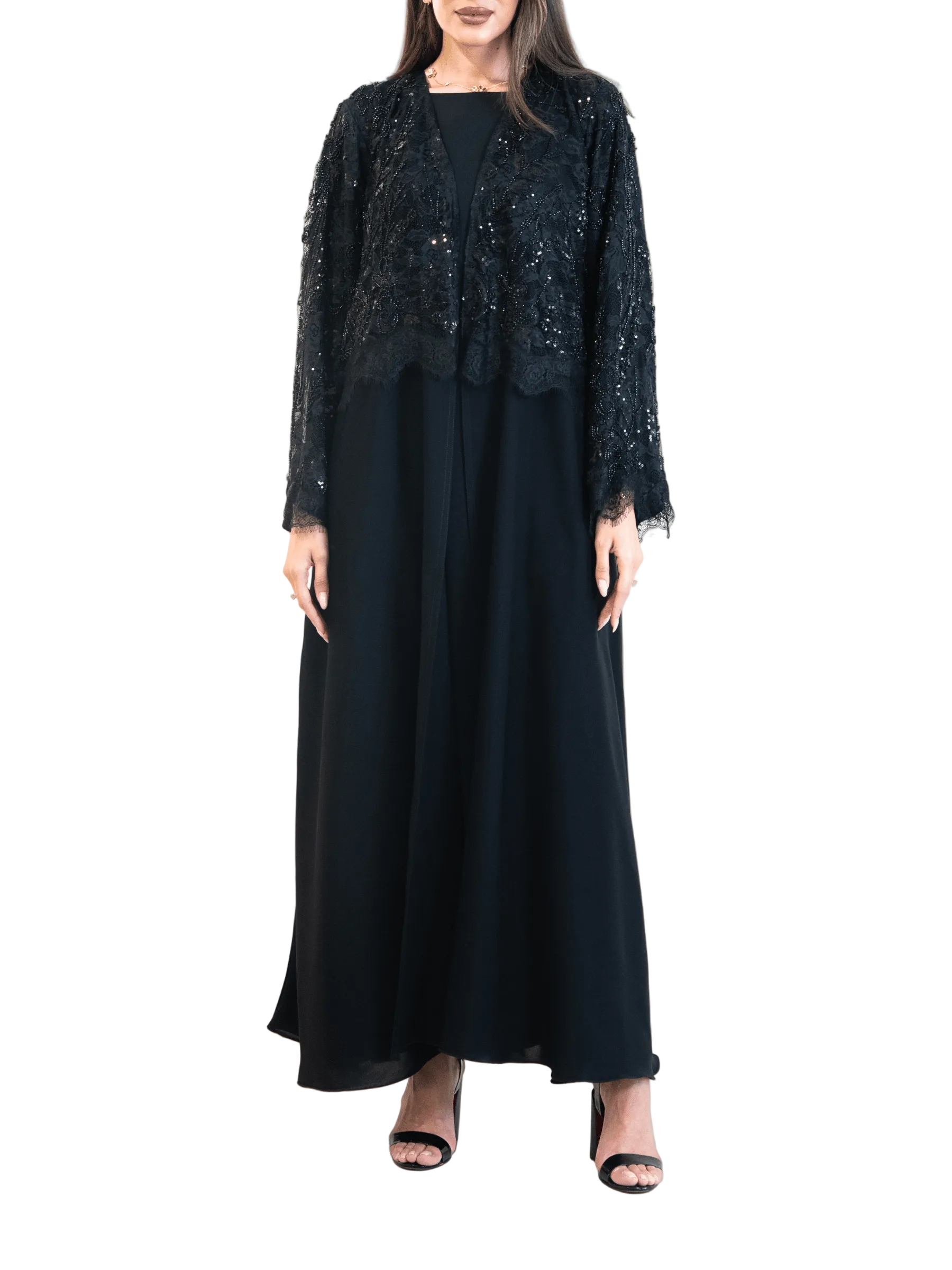 Dantelle - Black Abaya