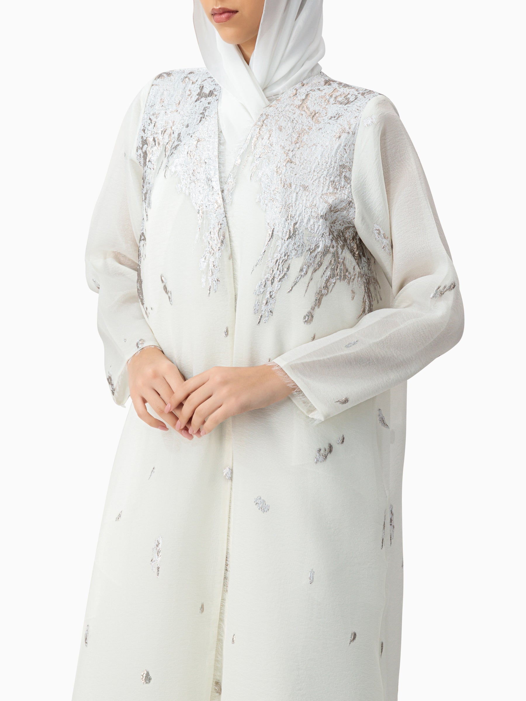 Luxe 05 - White Abaya