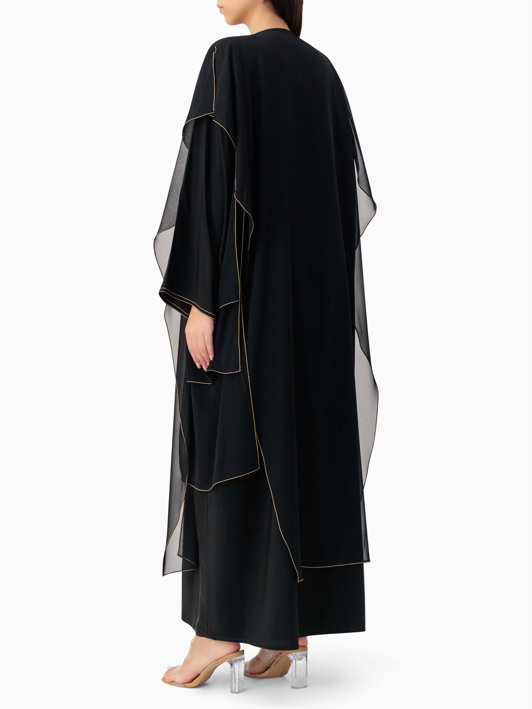 Golden Layers Abaya