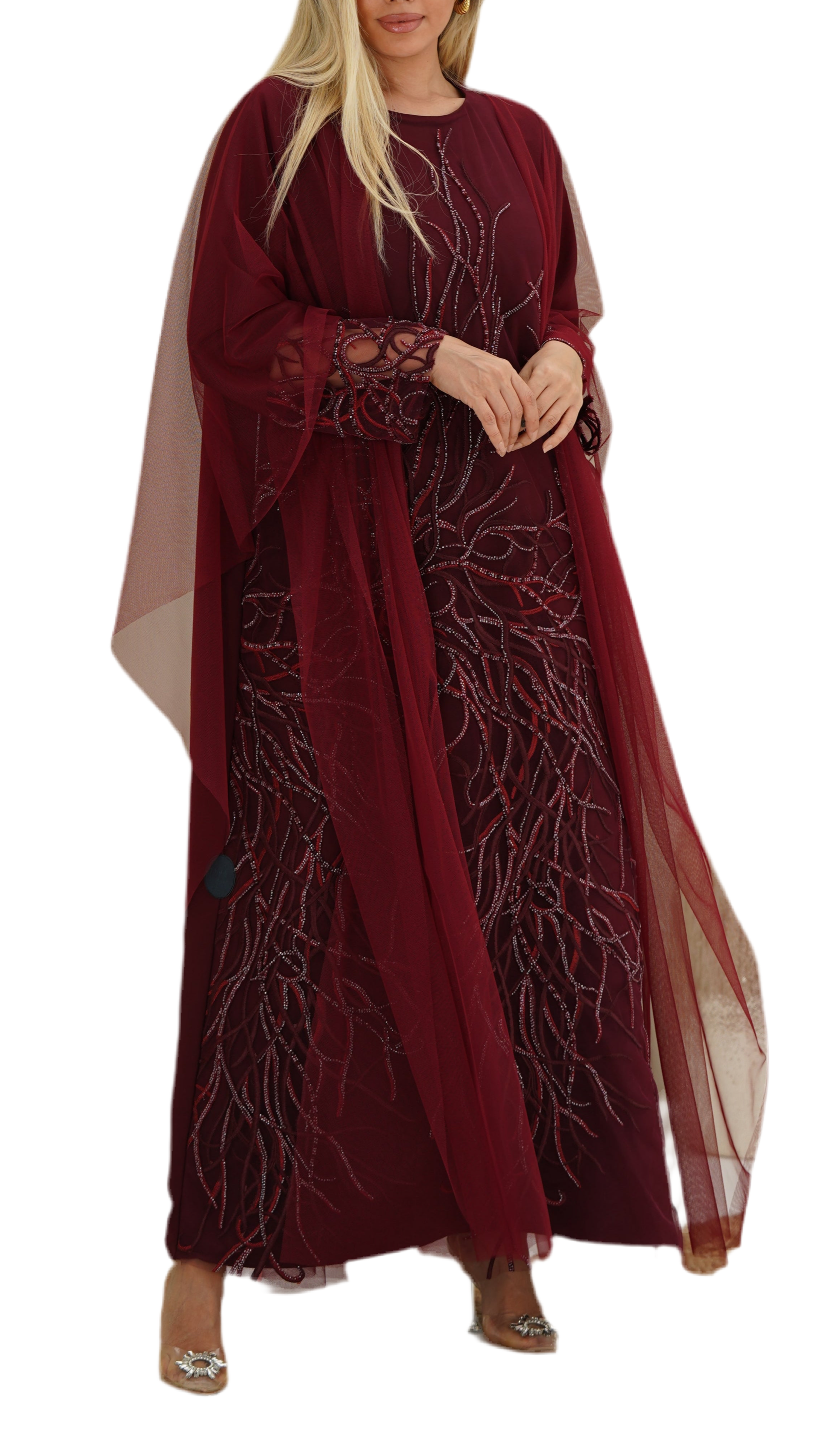 Abrar - Maroon dress