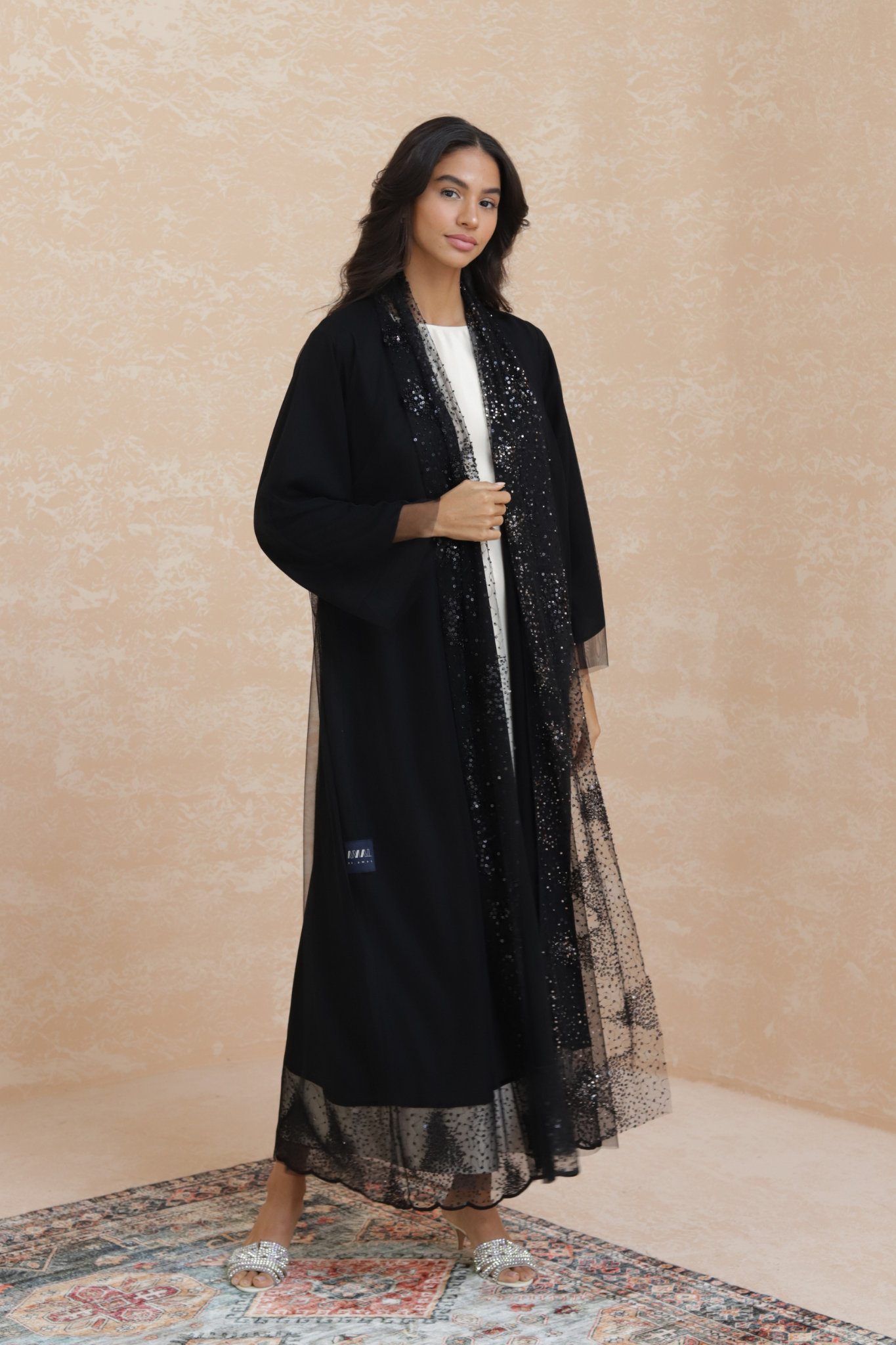 Hala - Black Embroidered Abaya