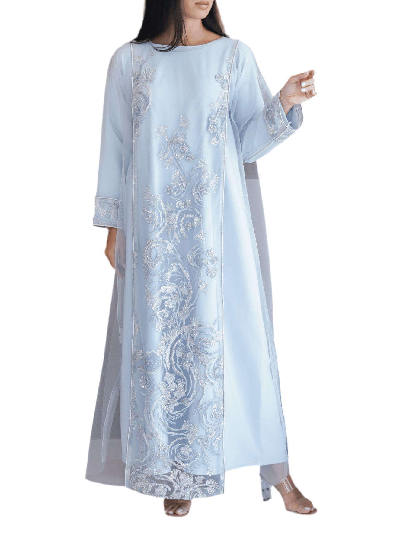 Meili - powder blue dress