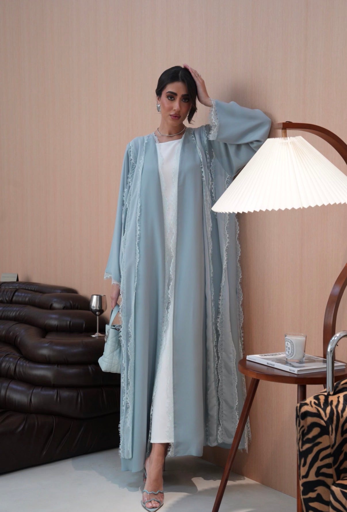 Aveline (Icy Blue Abaya )