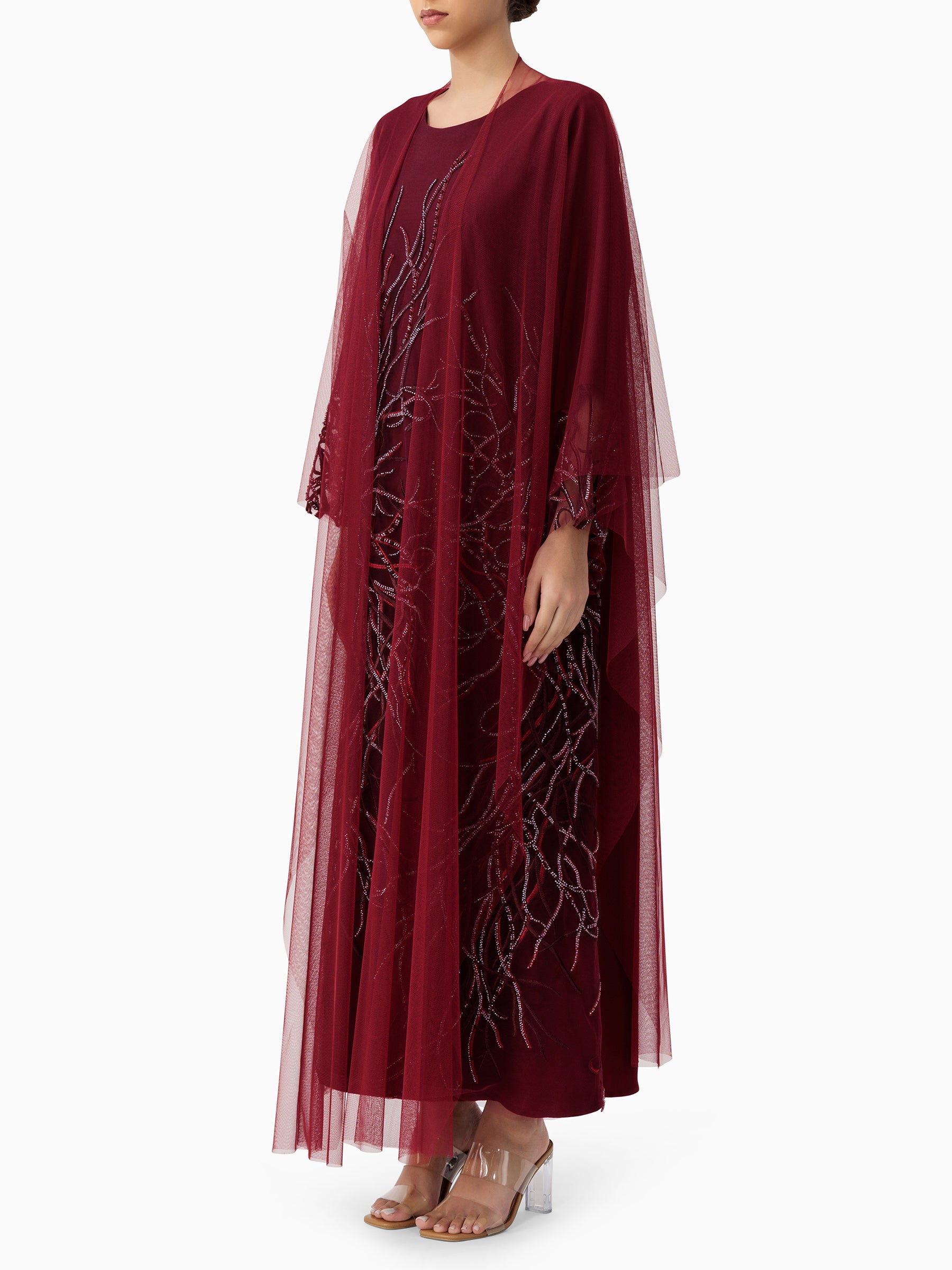 Abrar - Maroon dress
