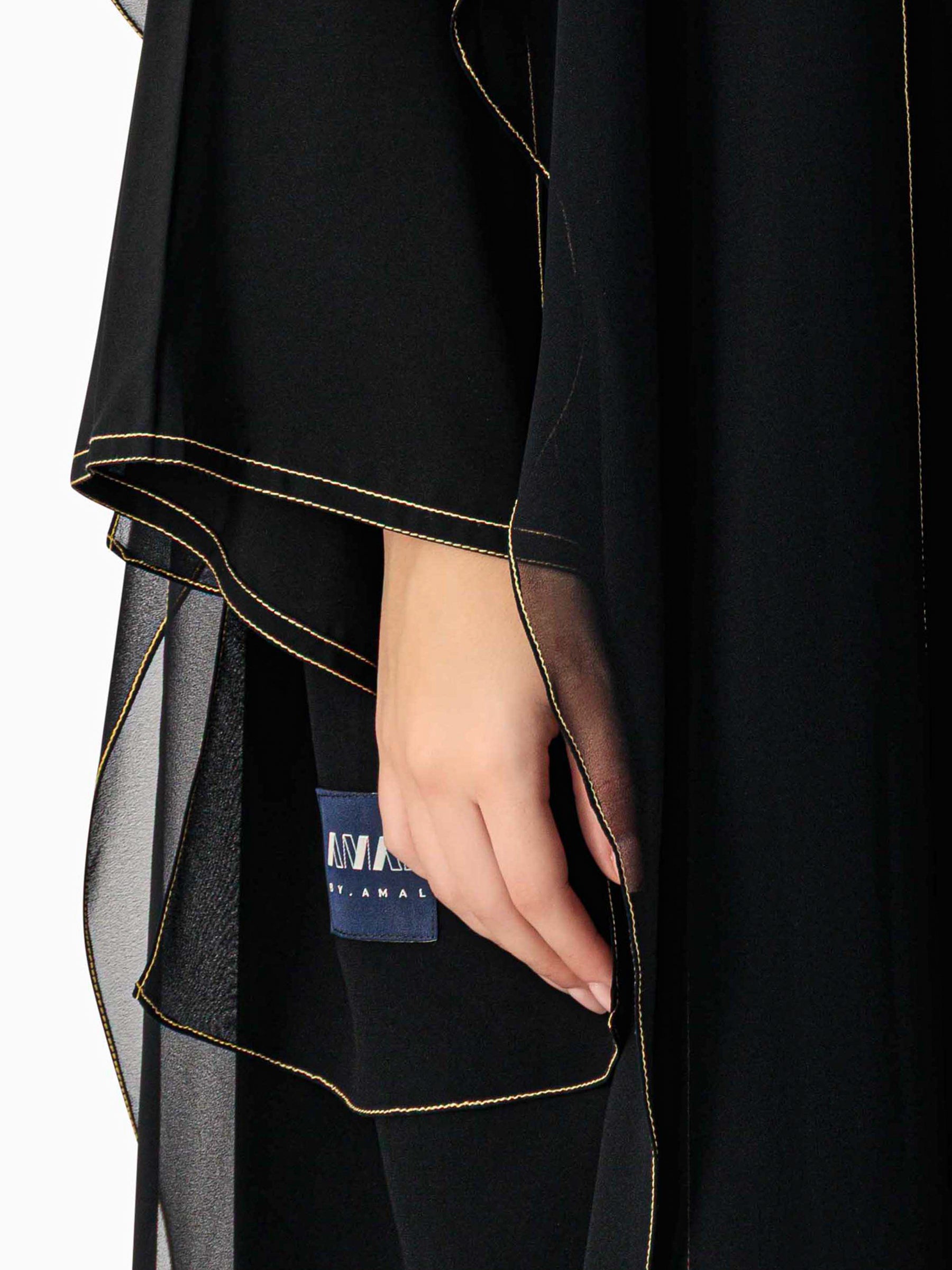 Golden Layers Abaya