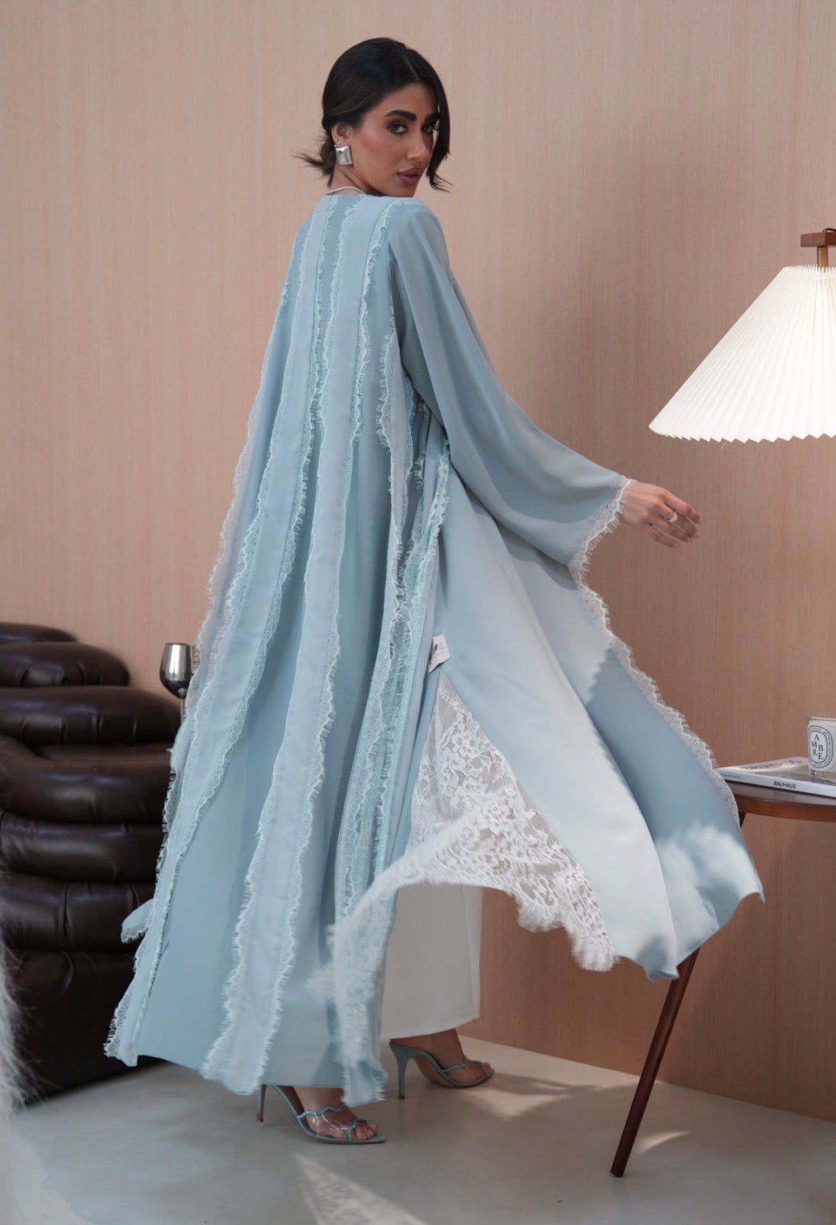 Aveline (Icy Blue Abaya )