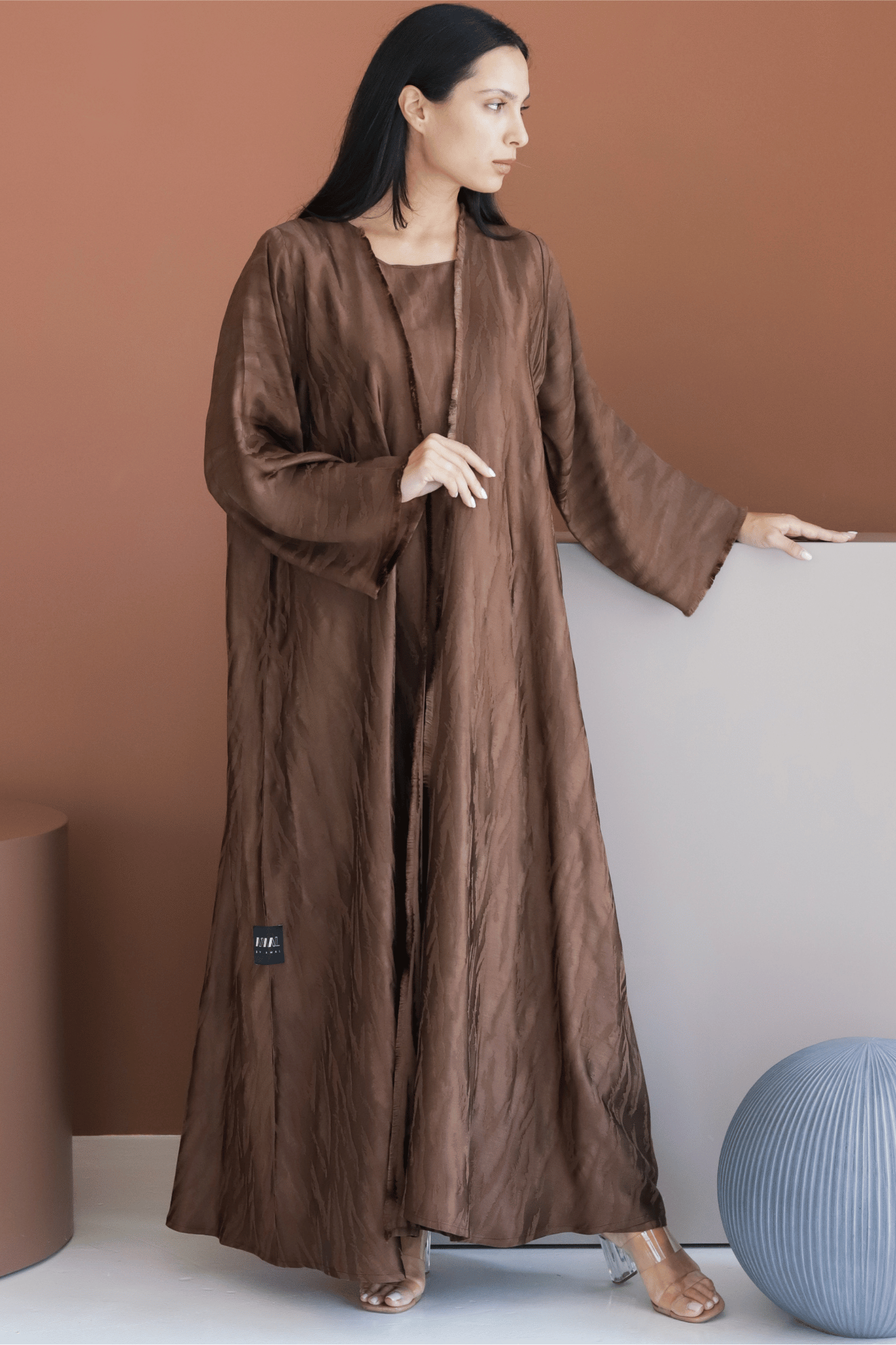 Emma - Brown Abaya