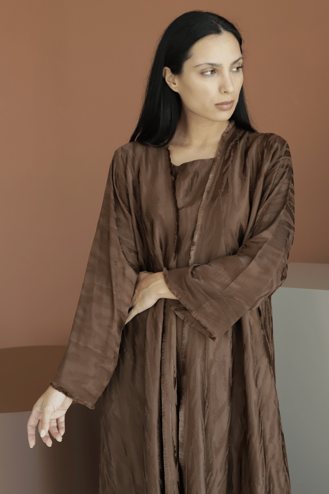 Emma - Brown Abaya