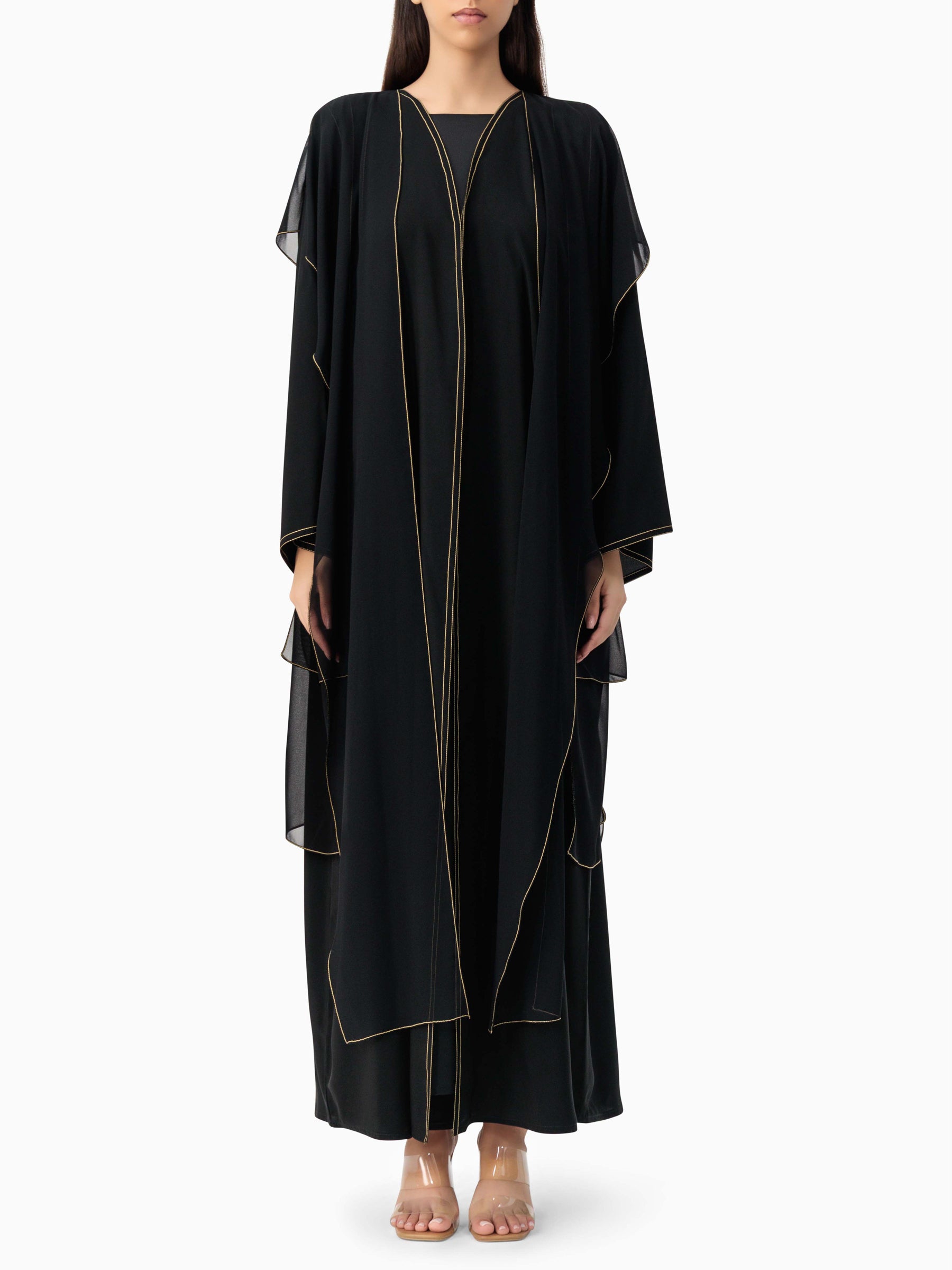 Golden Layers Abaya