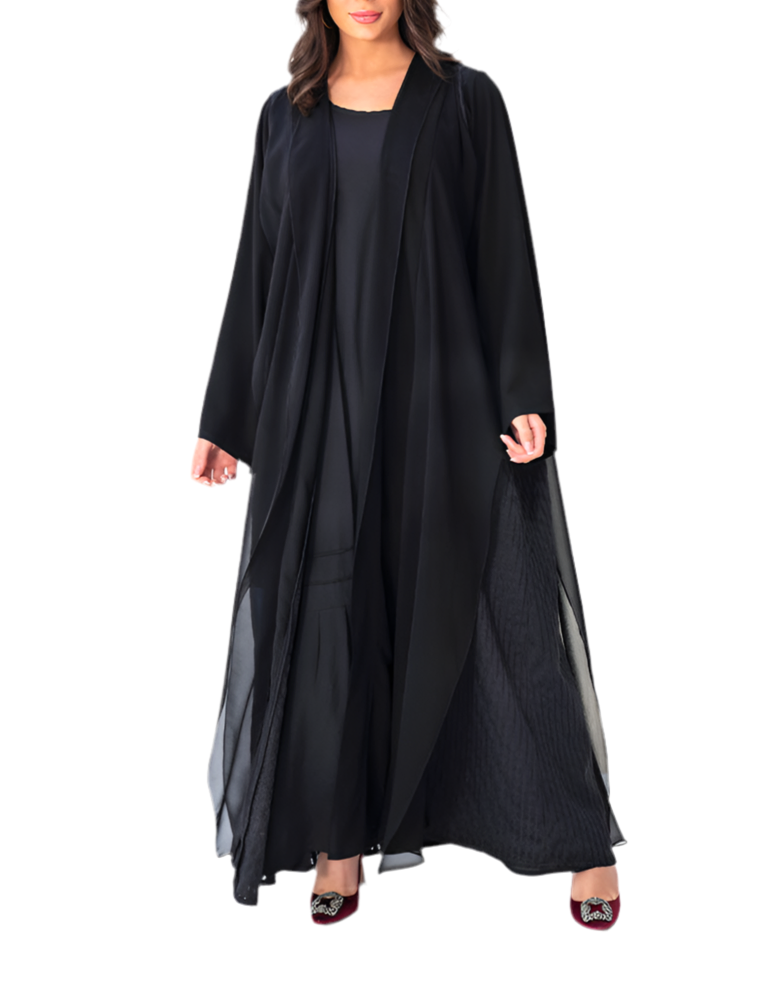 Side Lines Layers Abaya