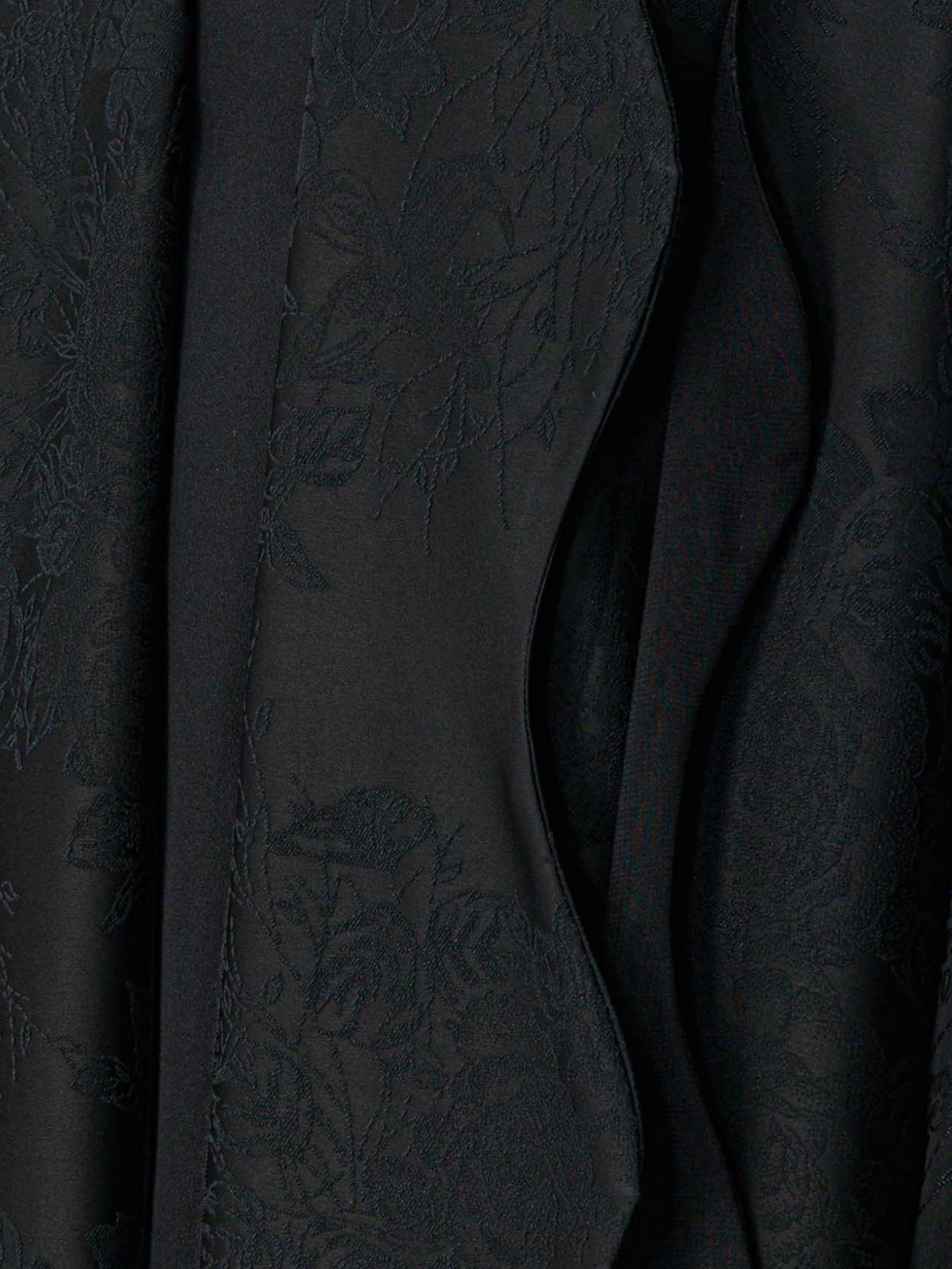 Layers Jacquard Black Abaya